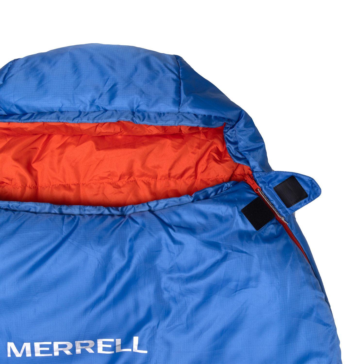 Saco de Dormir Unisex Mid Azul con naranjo-6