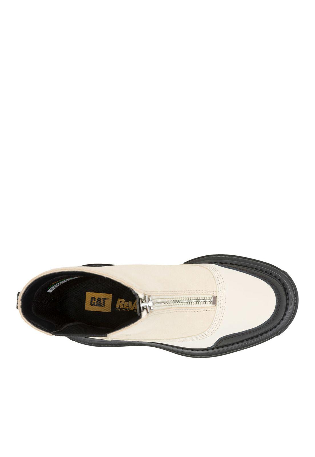 Botín Bolder Chelsea Zip Mujer Beige-6