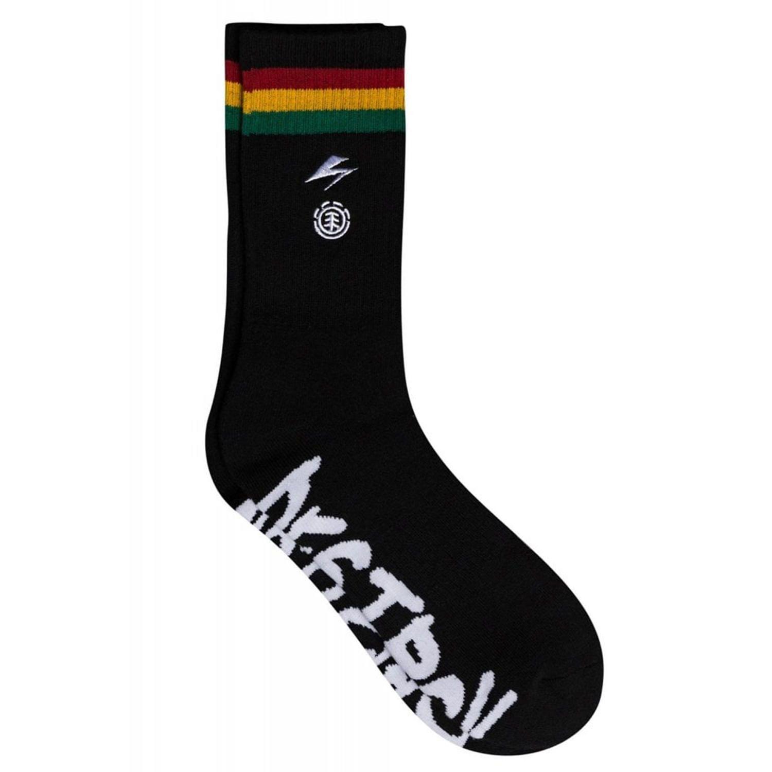 Calcetin Hombre Bb Striped Socks Negro Element-0