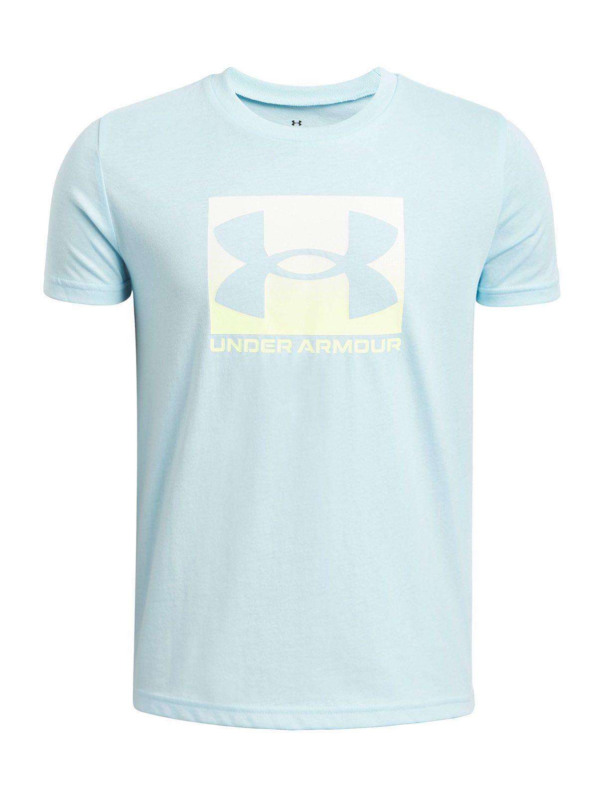 Polera Manga Corta Boxed Niños Azul-0