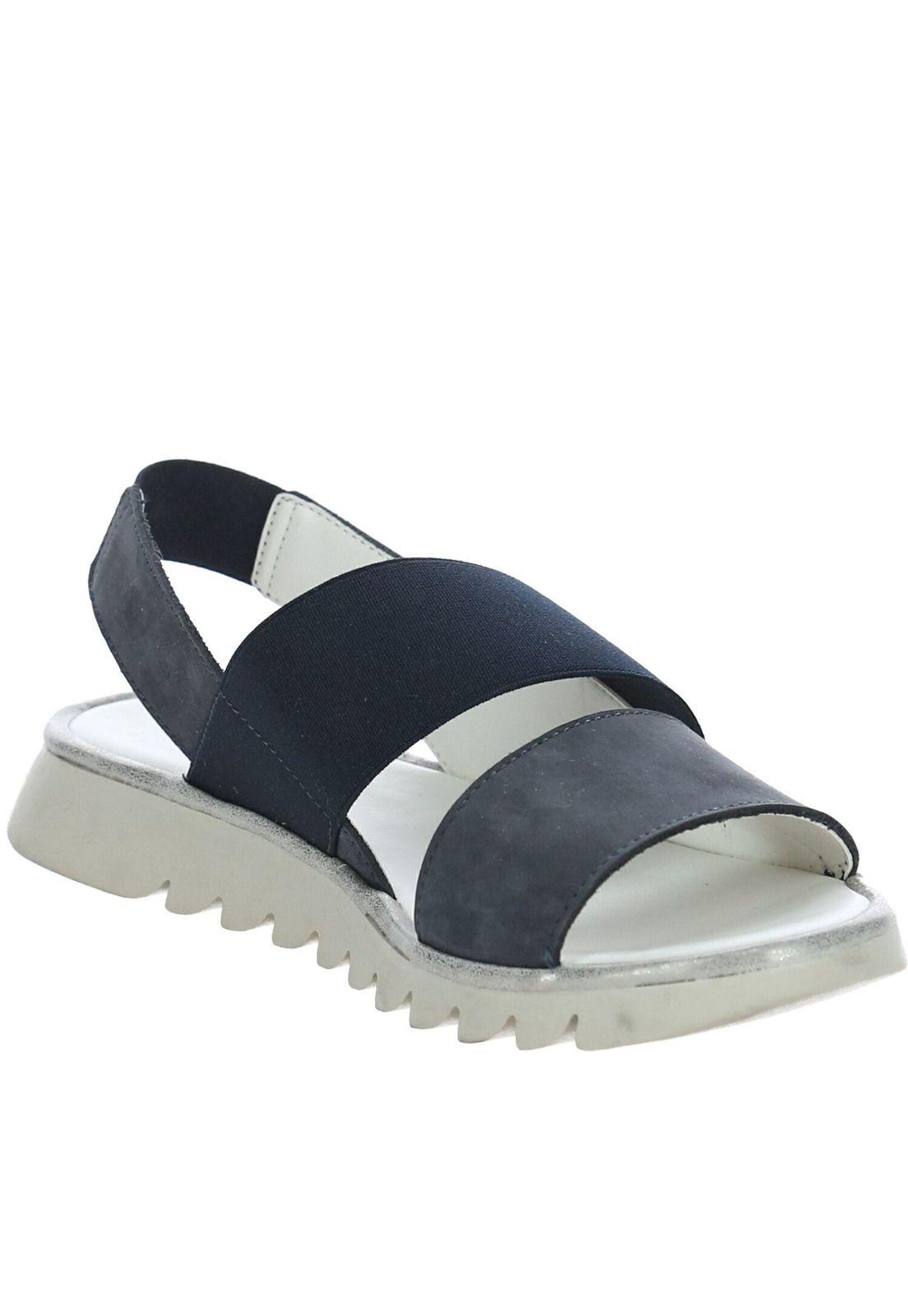 Sandalia Cuero New Wave Azul-0