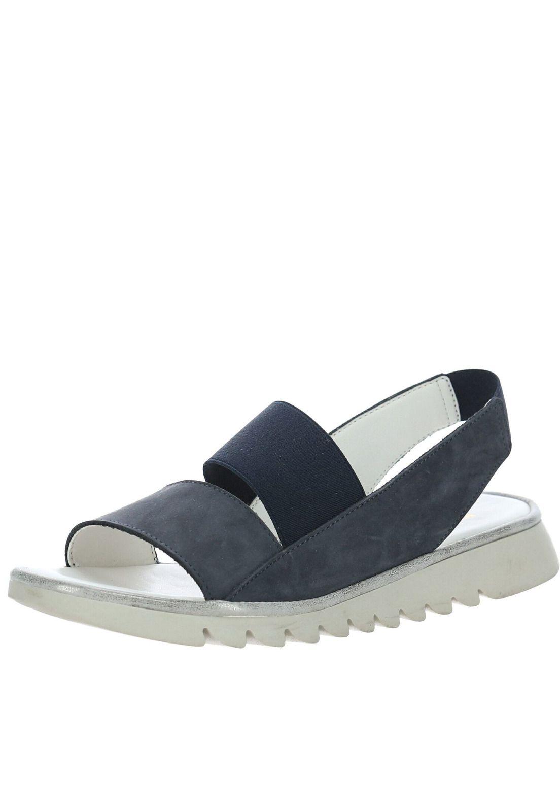 Sandalia Cuero New Wave Azul-2