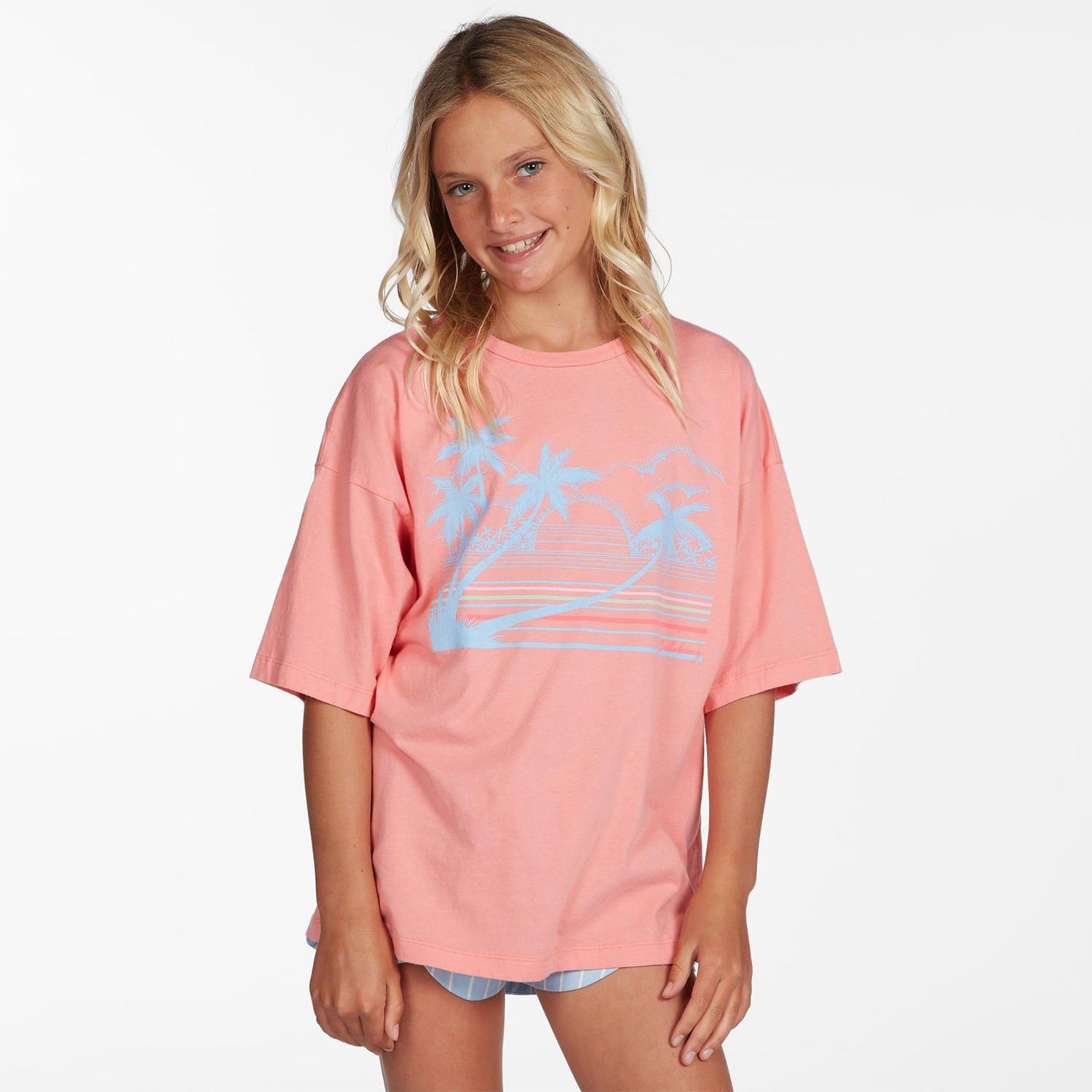 Polera M/C Niña Cool Summer Rosa-0