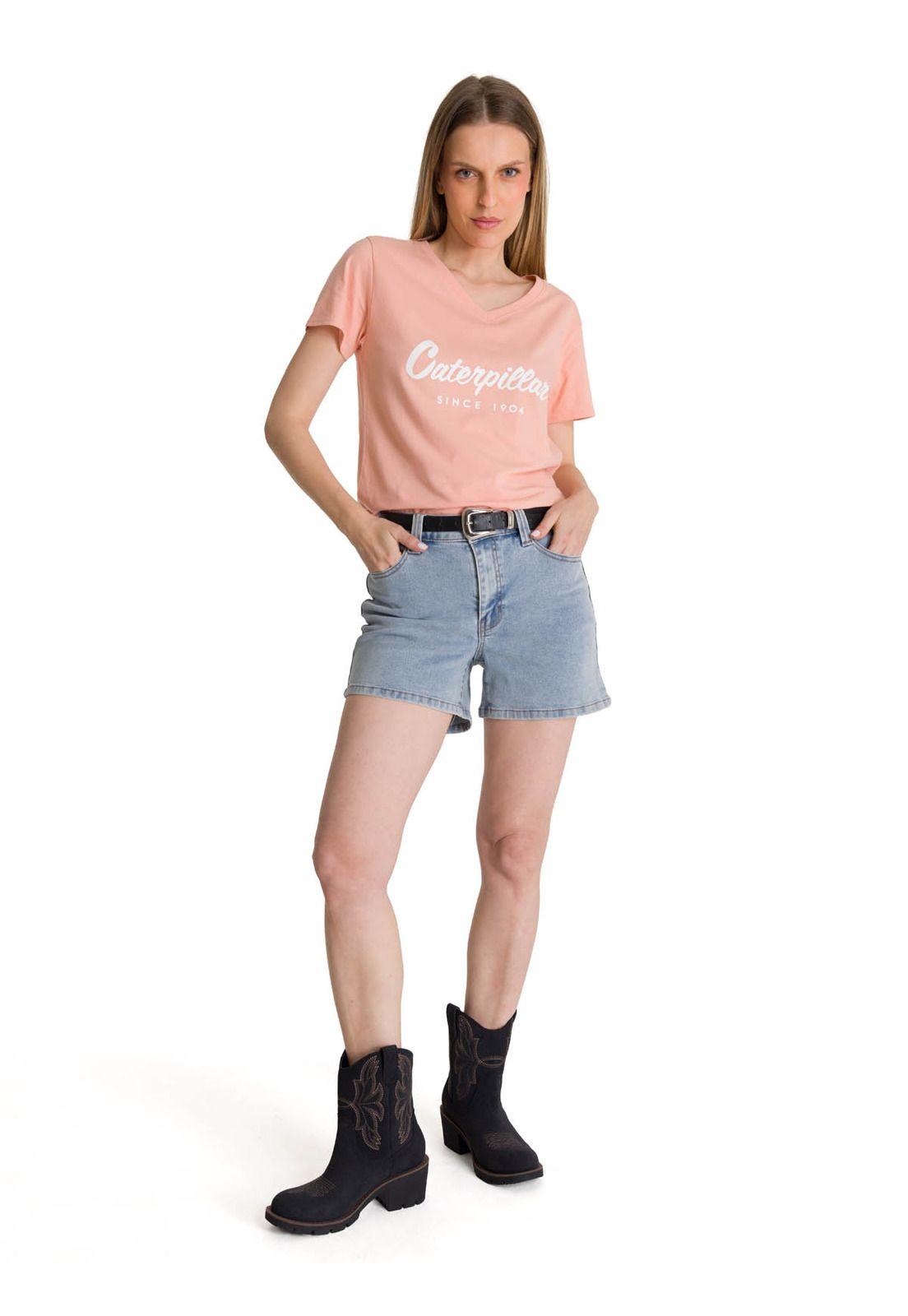 Polera Manga Corta Mujer Since 1904 Rosa-4