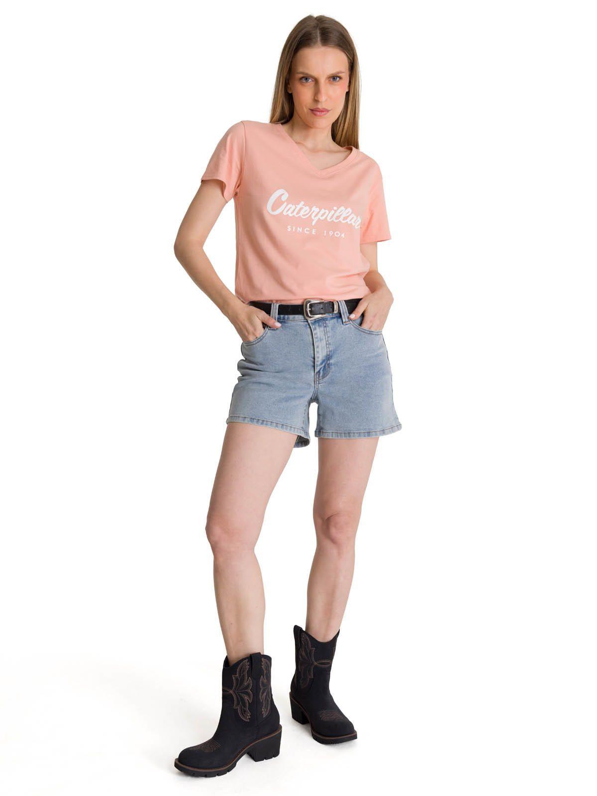 Polera Manga Corta Mujer Since 1904 Rosa-4