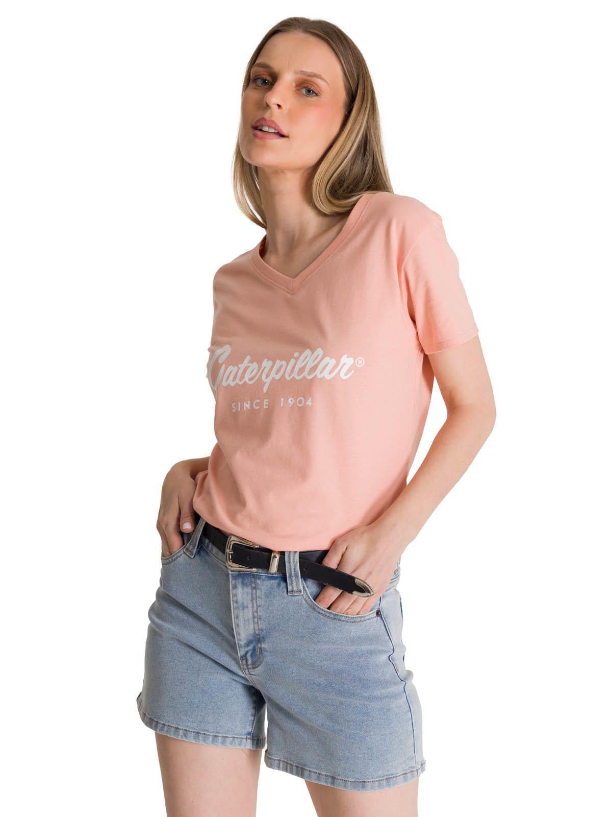 Polera Manga Corta Mujer Since 1904 Rosa-0