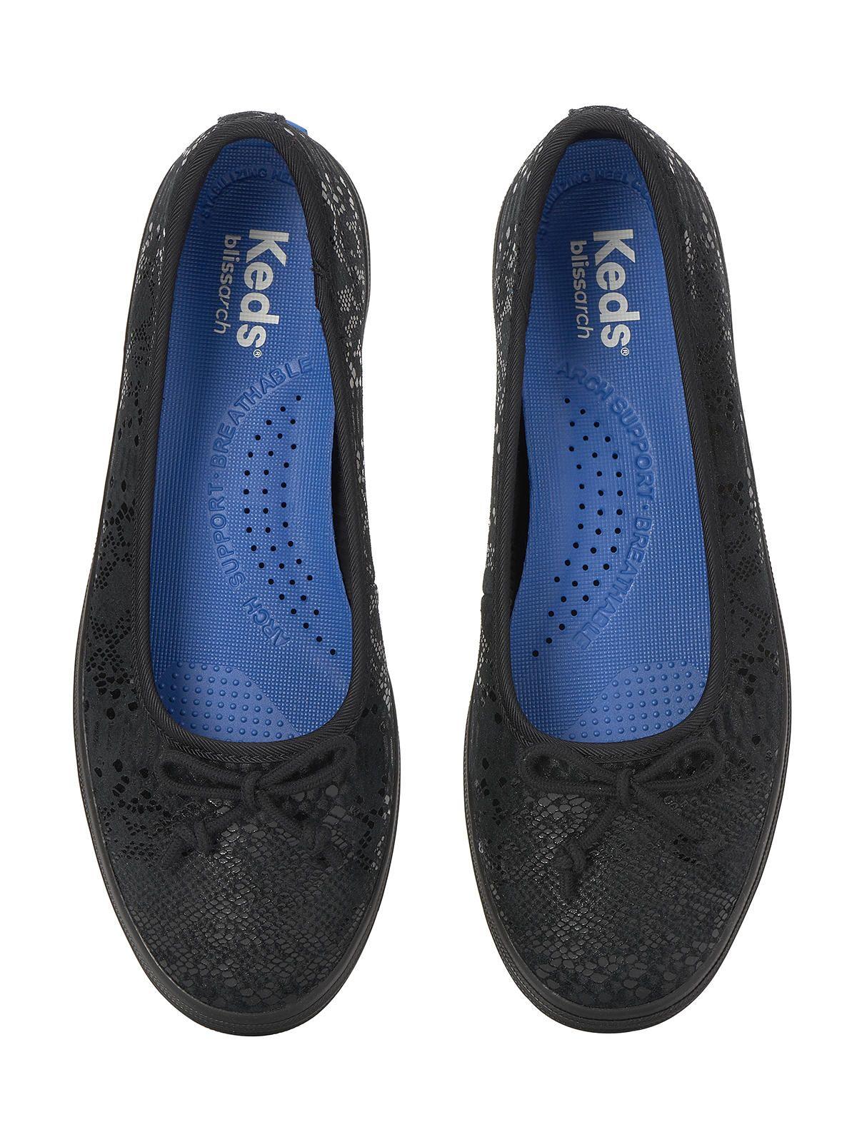 Zapatilla Cuero Mujer Maisie Ballet Lthr Negro-4