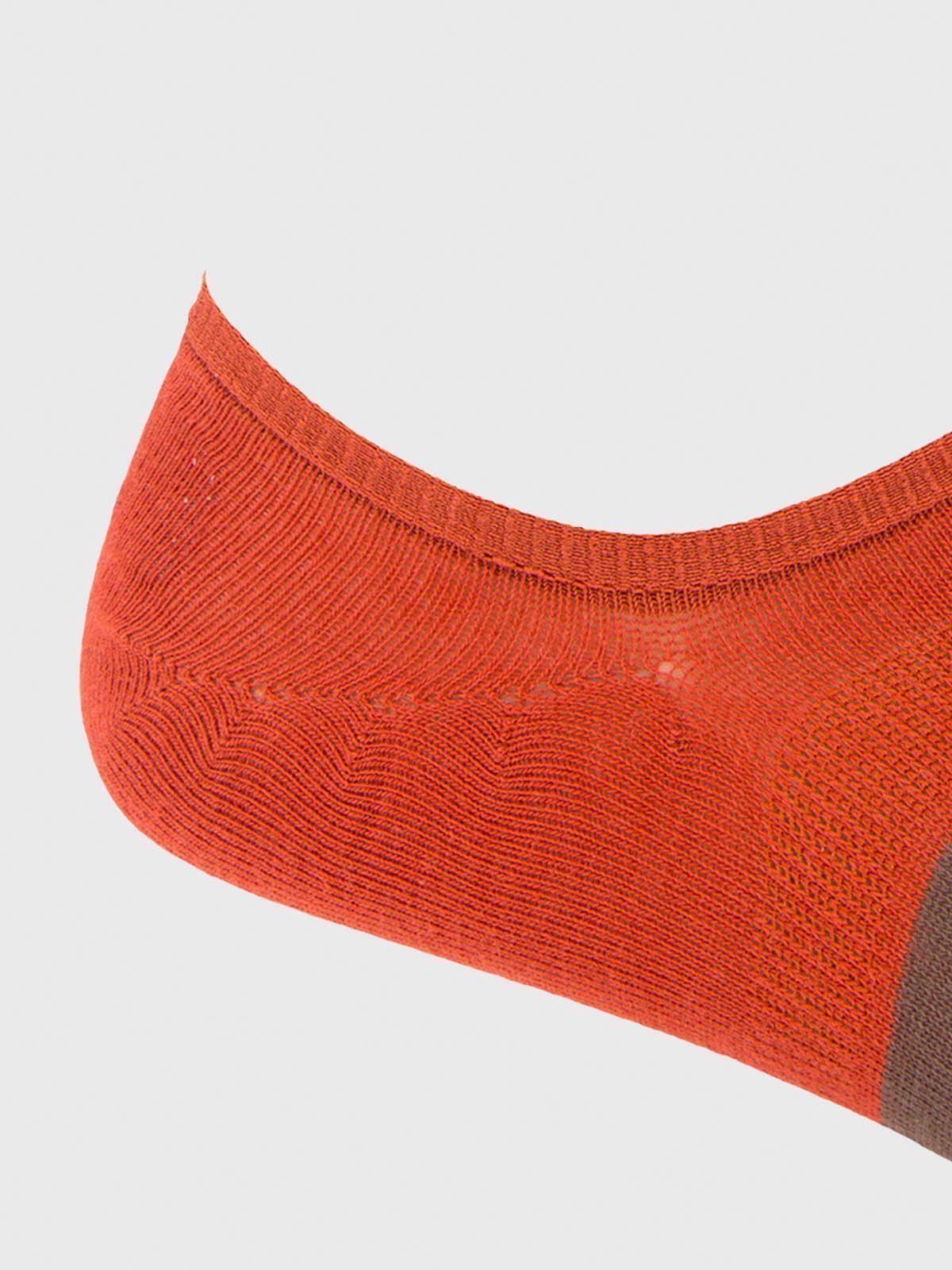 Calcetin Algodón Hombre Inv Block Rojo-1