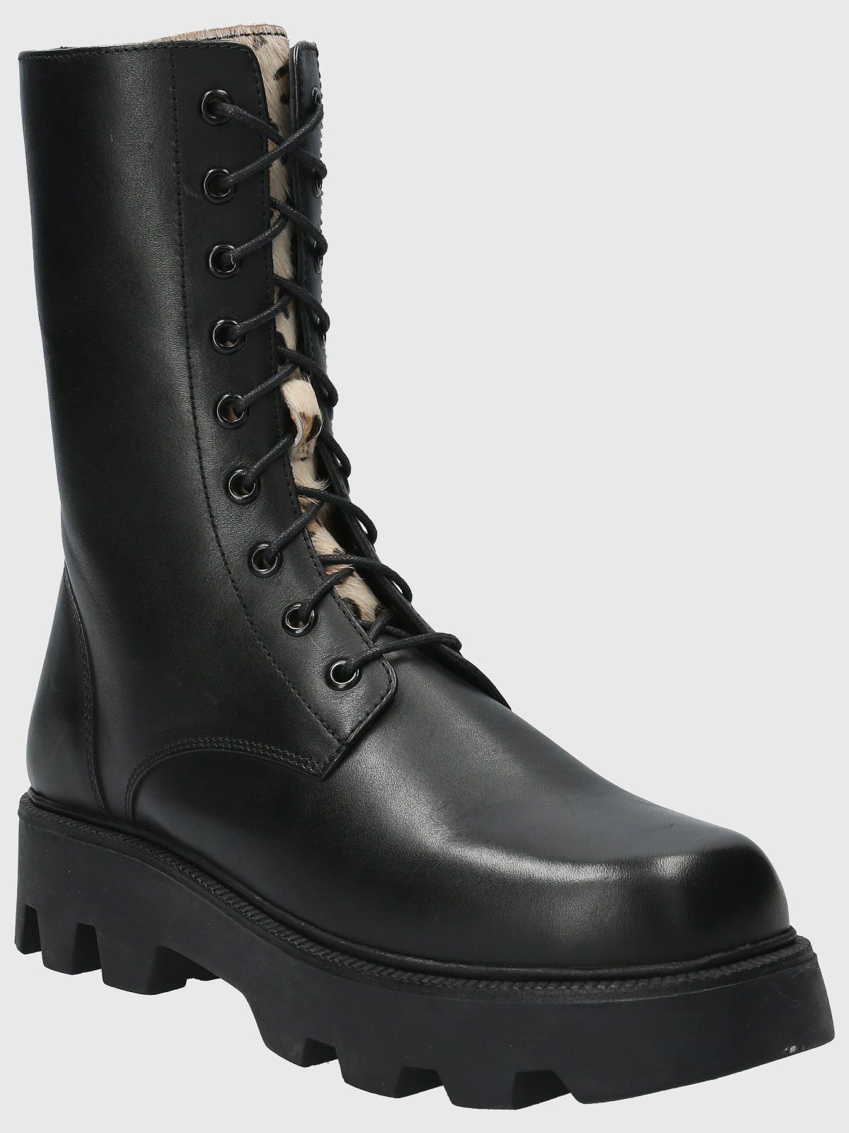 Botín Cuero Mujer Hailee Negro-0