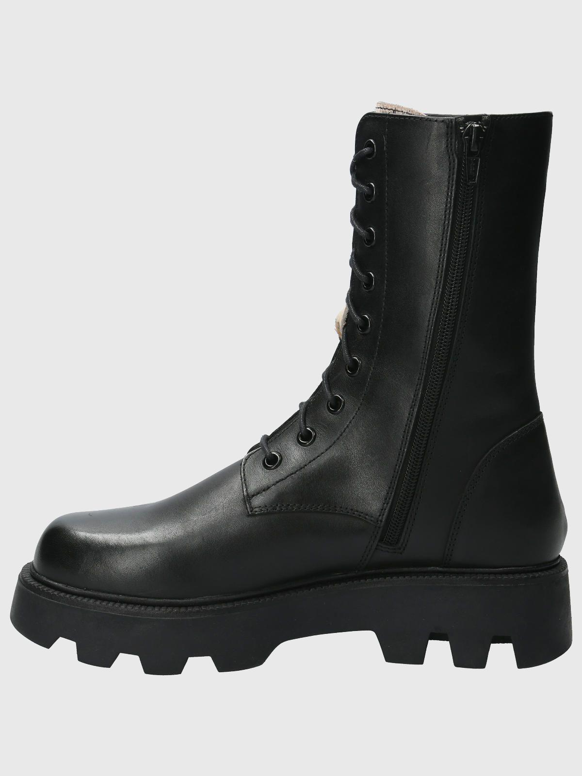 Botín Cuero Mujer Hailee Negro-5