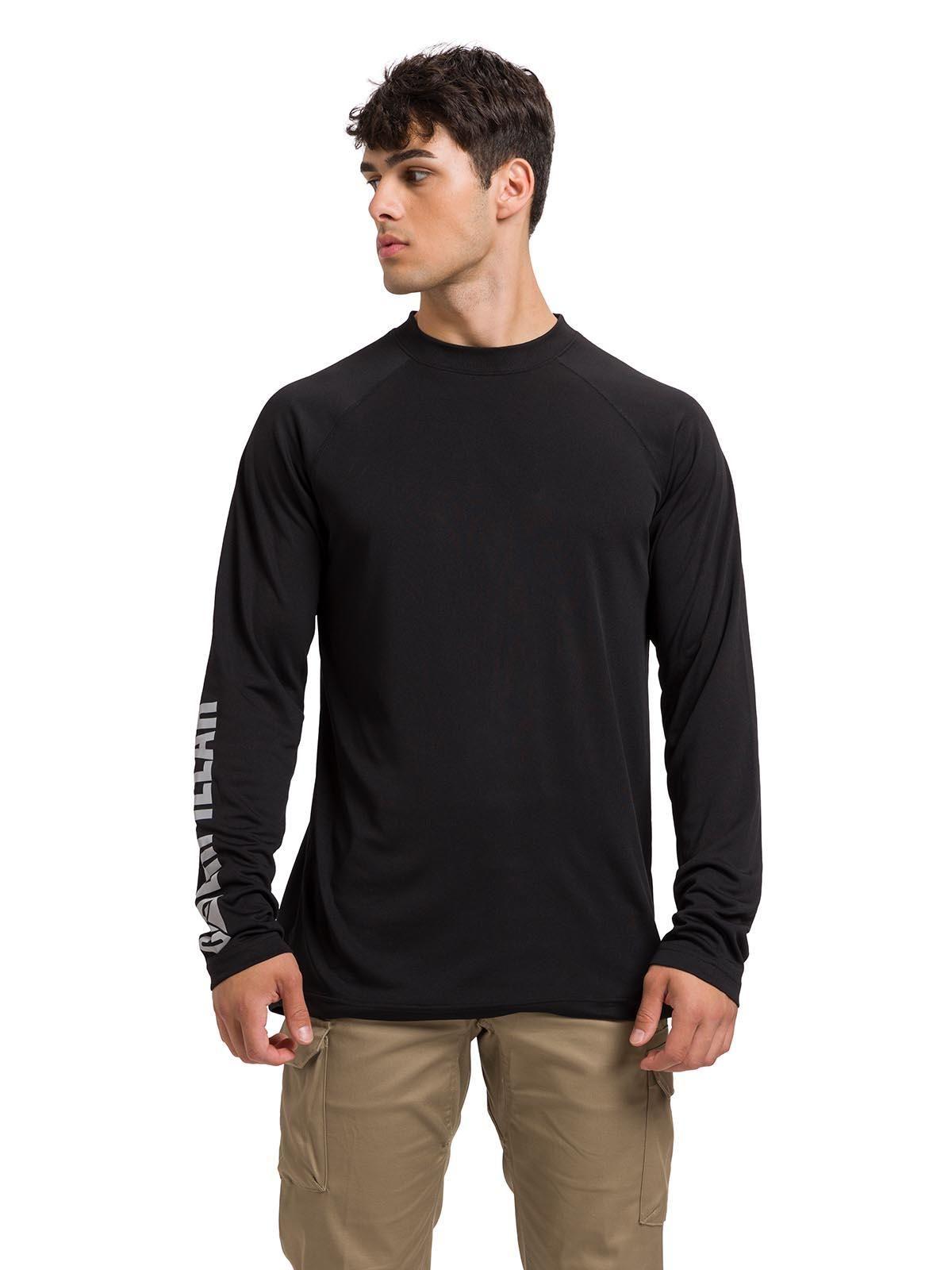 Polera Lightweight Cooling Crew Hombre Negra-1