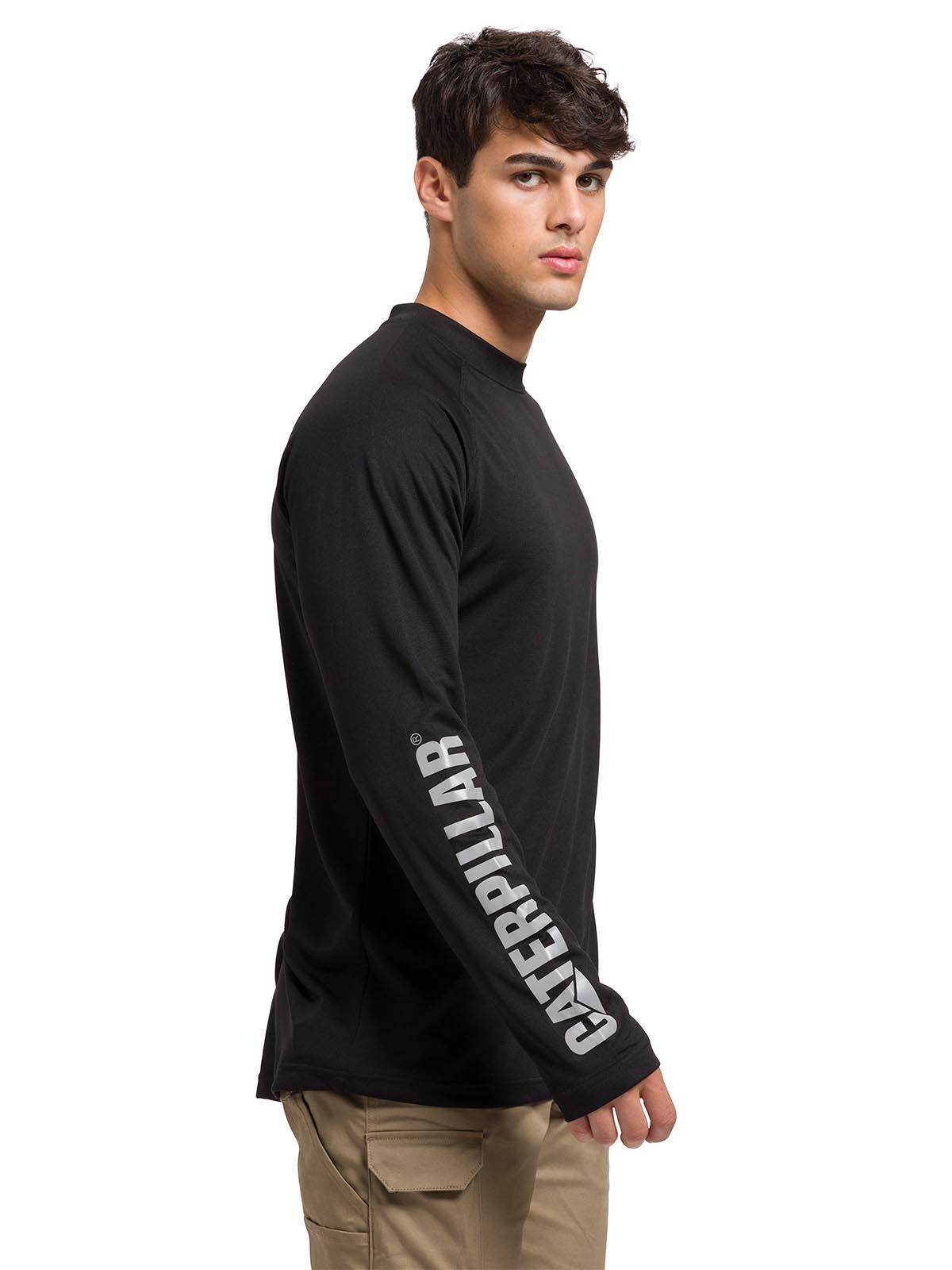 Polera Lightweight Cooling Crew Hombre Negra-3