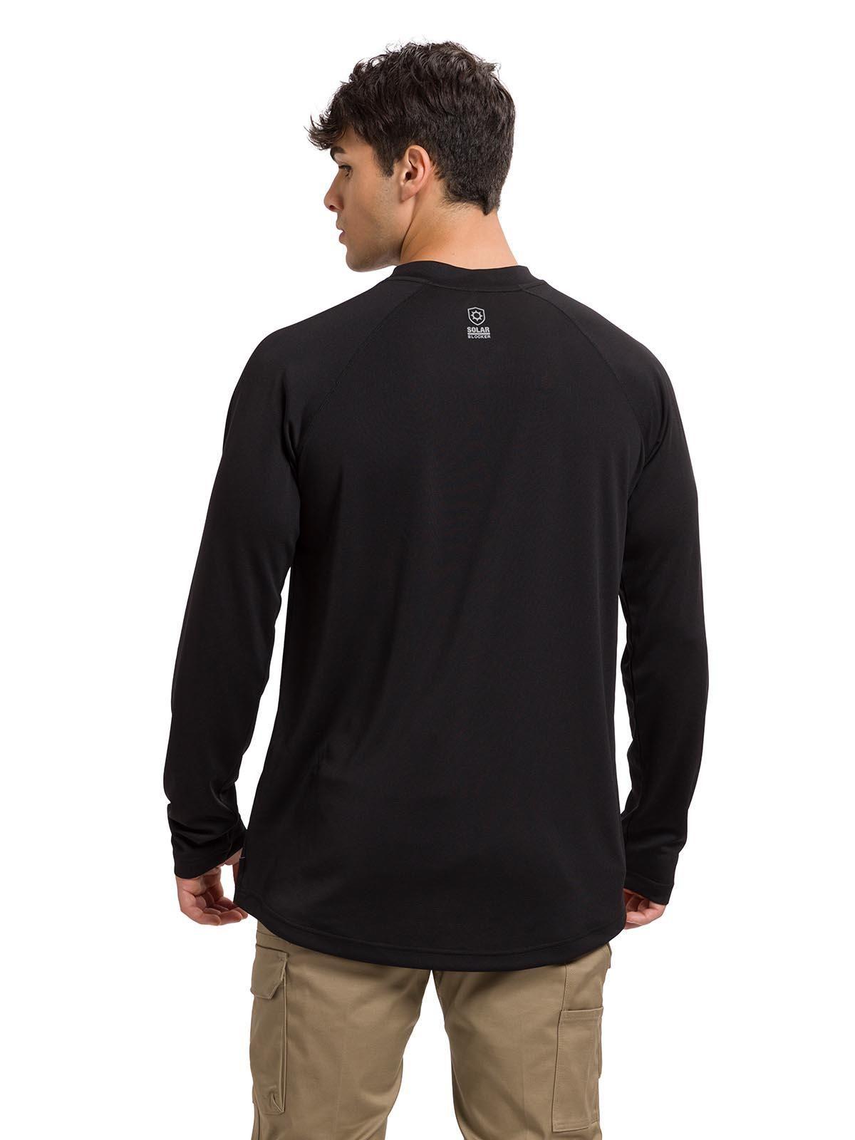 Polera Lightweight Cooling Crew Hombre Negra-4