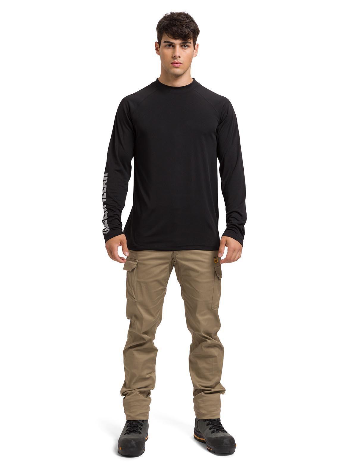 Polera Mlarga Lightweight Cooling Crew Hombre Negra-0