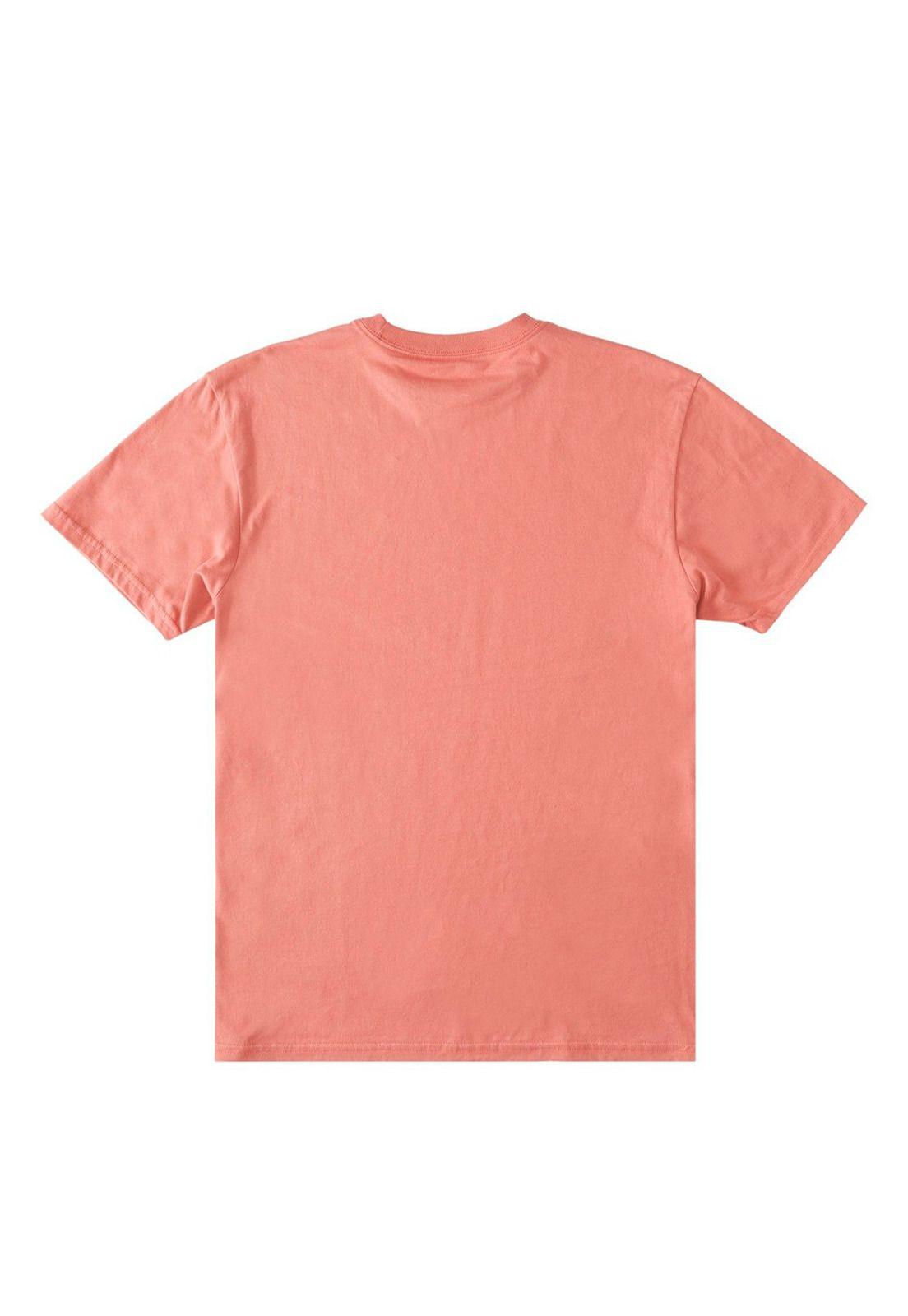 Polera M/C Hombre Stacked Arch Rosa-4