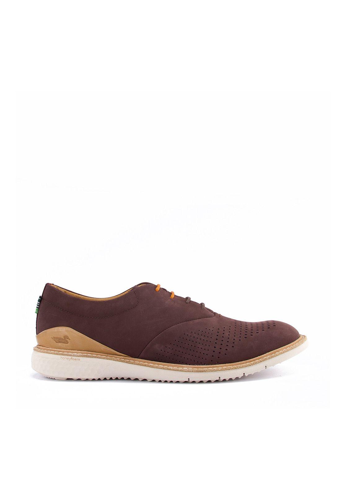 Zapato Cuero Grant Chocolate Hombre-1