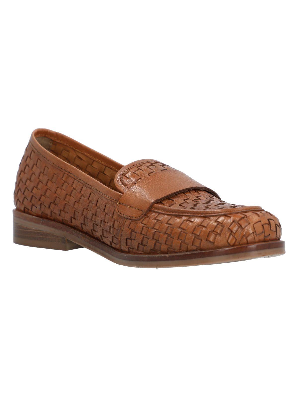Mocasin Cuero Mujer Tauranga Café Oscuro-1