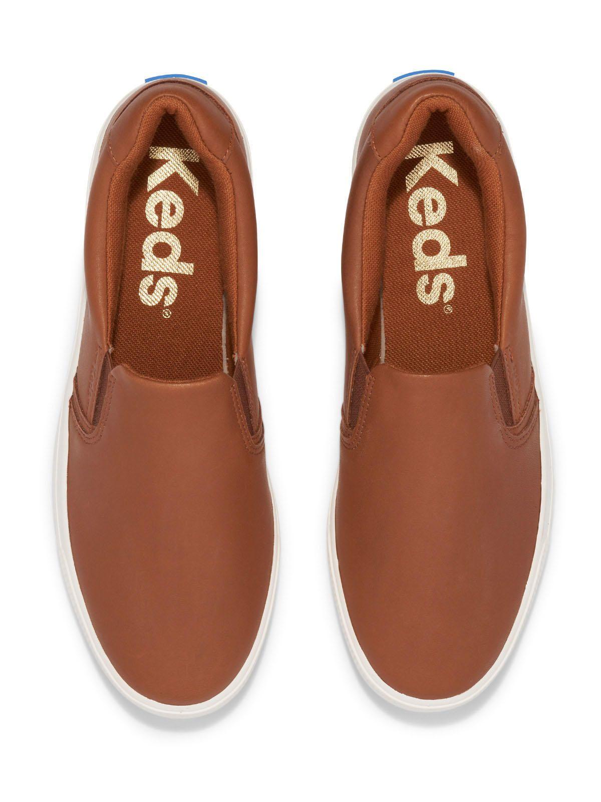 Zapatilla Cuero Mujer Pursuit Slip Camel-4