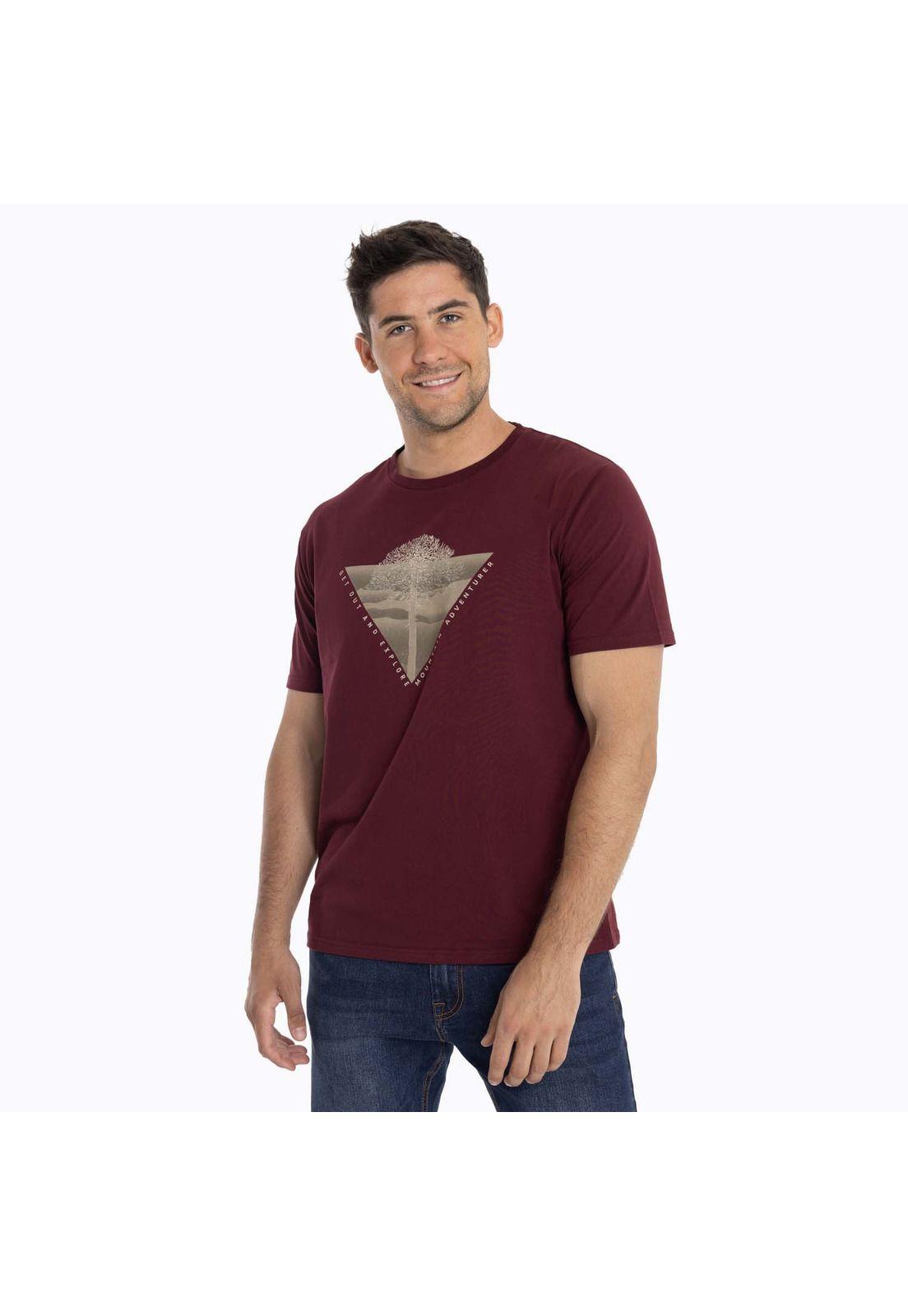 Polera Hombre Suwannee Burdeo Merrell-0