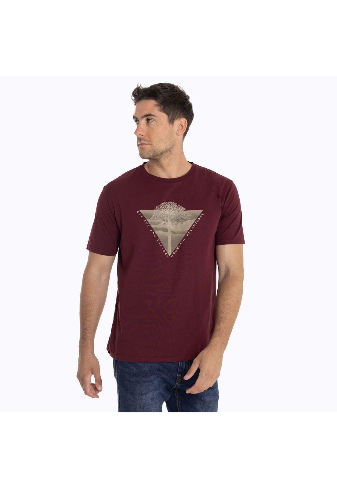 Polera Hombre Suwannee Burdeo Merrell-1