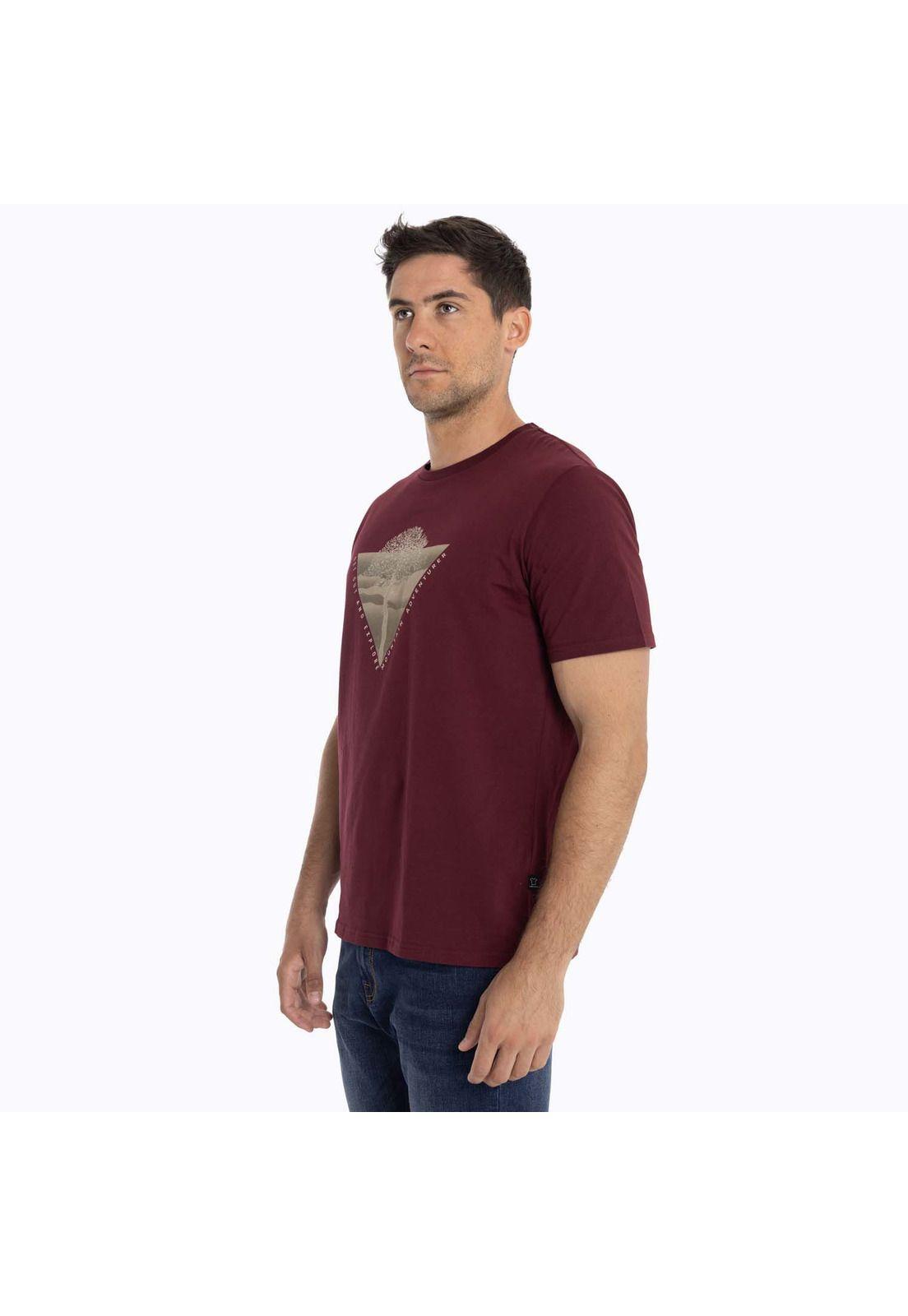 Polera Hombre Suwannee Burdeo Merrell-3