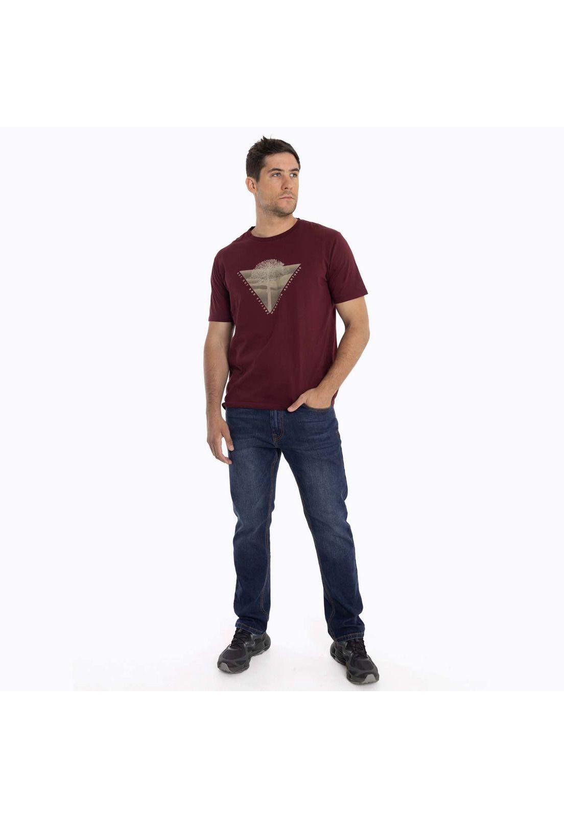 Polera Hombre Suwannee Burdeo Merrell-6