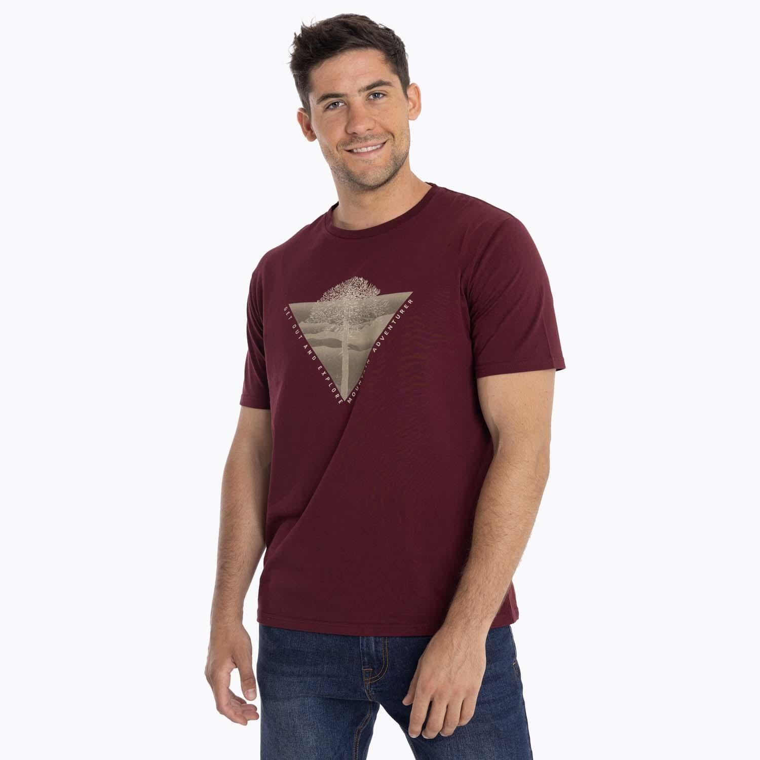 Polera Hombre Suwannee Burdeo Merrell-0