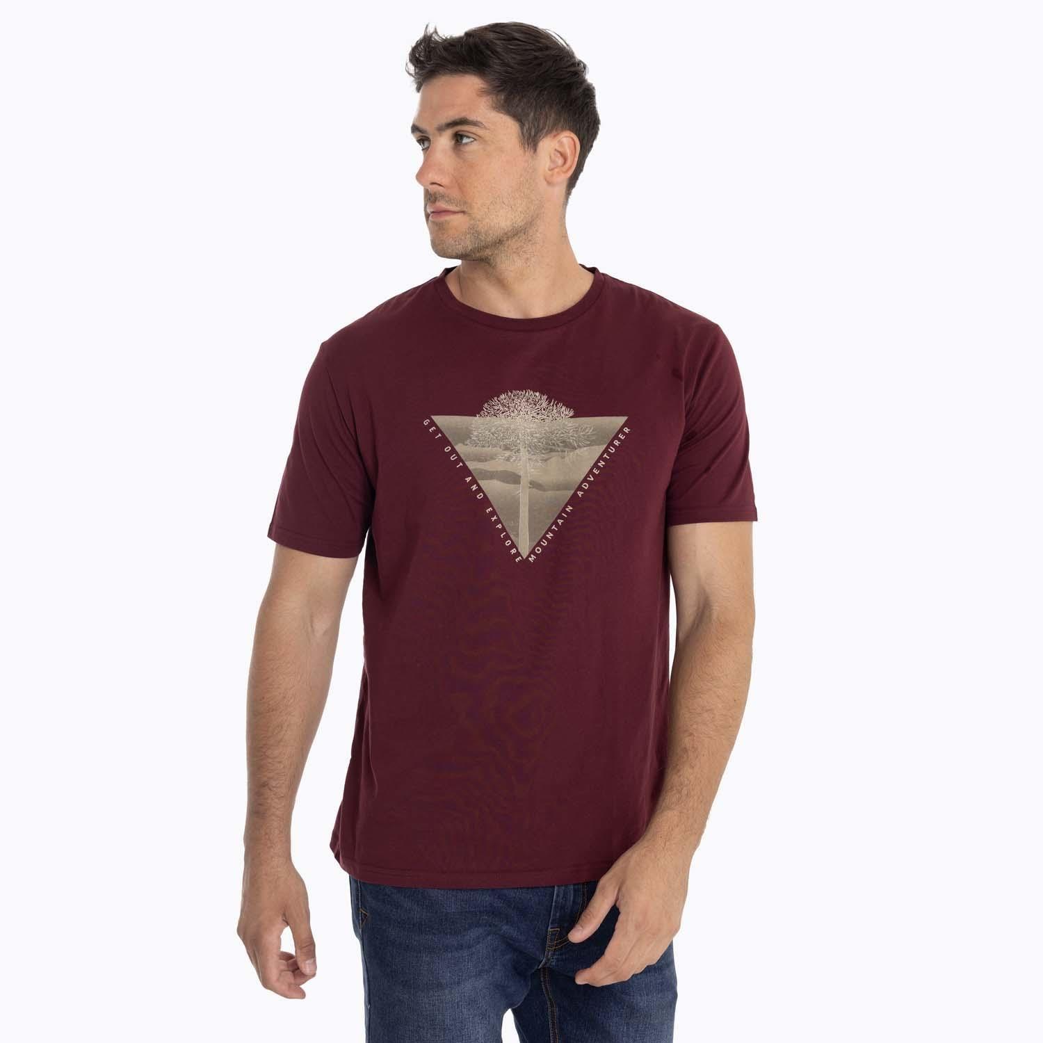 Polera Hombre Suwannee Burdeo Merrell-1