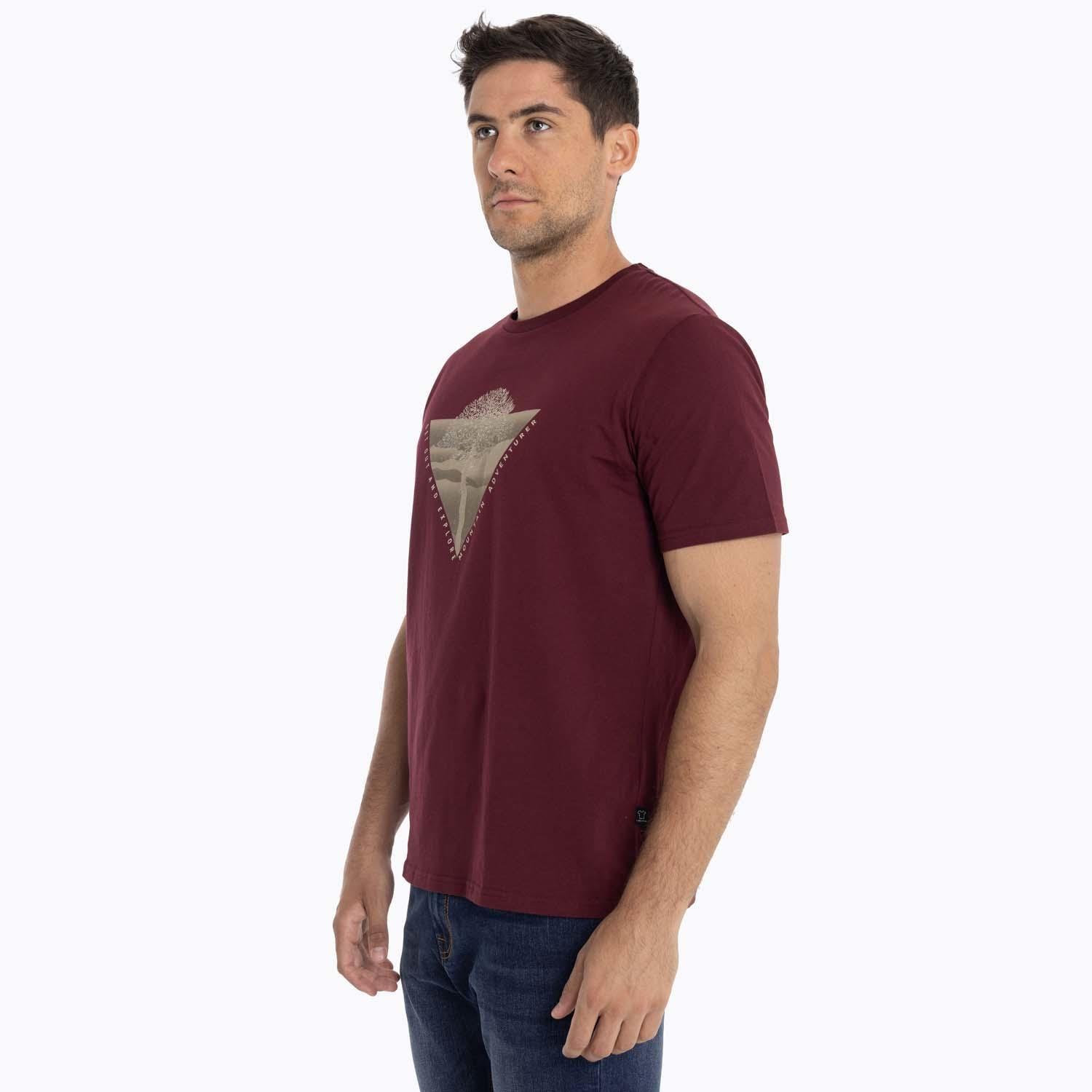 Polera Hombre Suwannee Burdeo Merrell-3