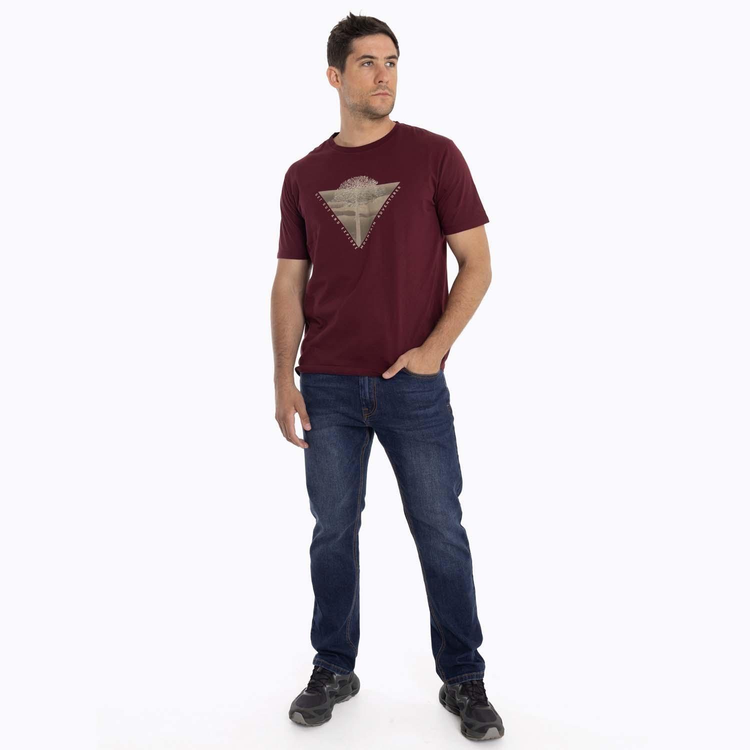 Polera Hombre Suwannee Burdeo Merrell-6