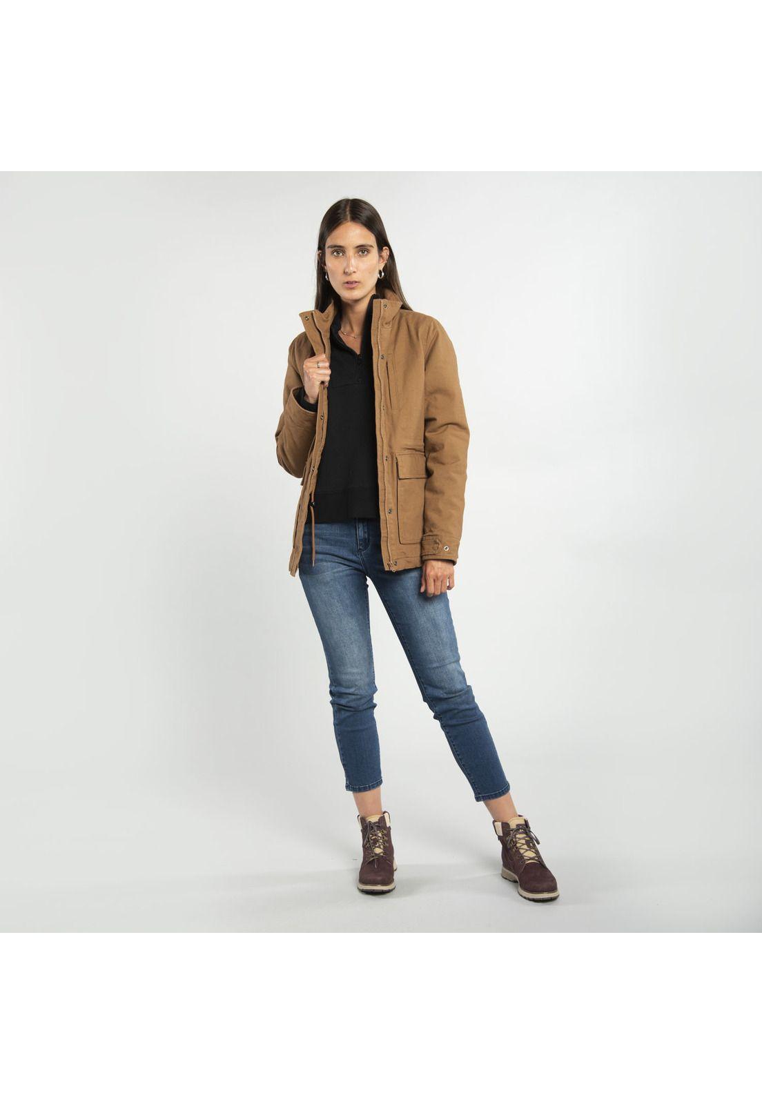Chaqueta Mujer W Ins Cargo Jacket Café-4