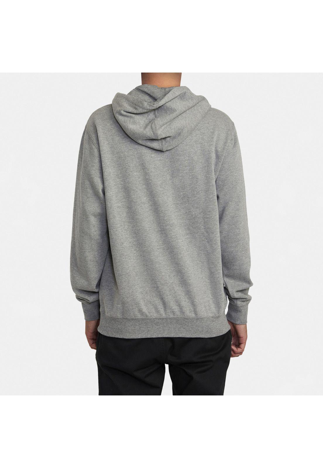 Polerón Hombre Big Rvca Hoodie M Ot Gris-1
