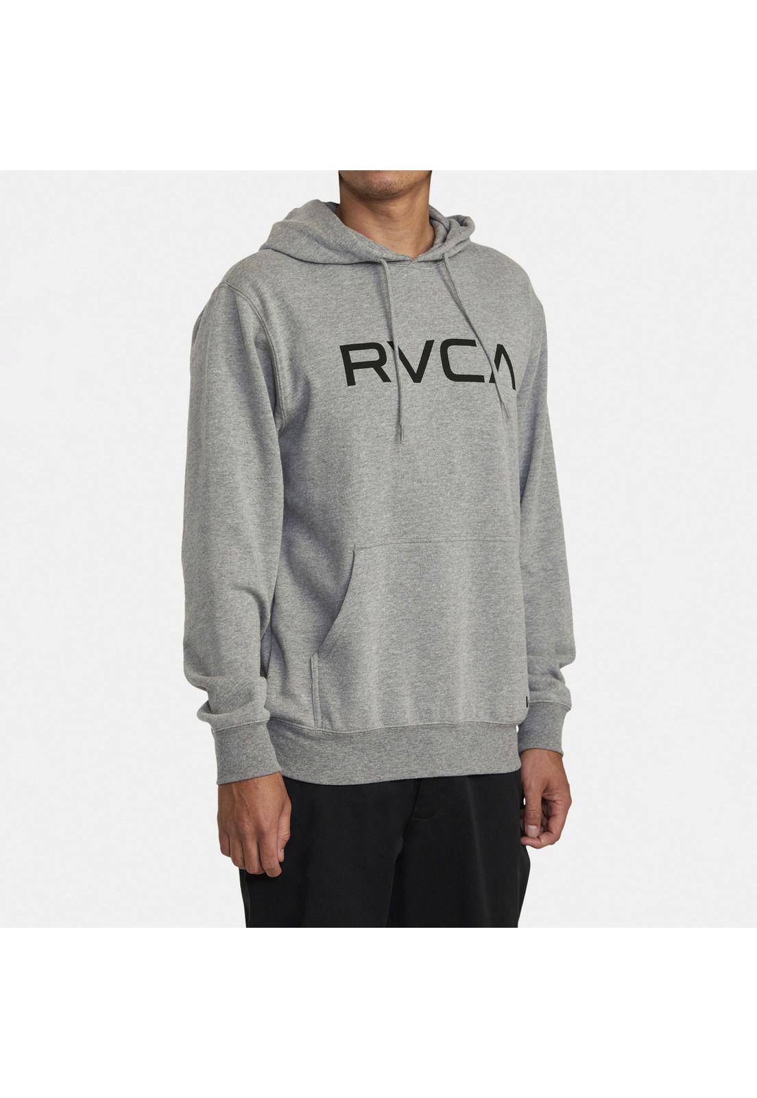 Polerón Hombre Big Rvca Hoodie M Ot Gris-5