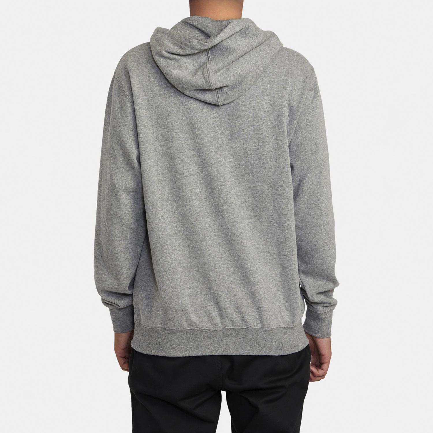 Polerón Hombre Big Rvca Hoodie M Ot Gris-1