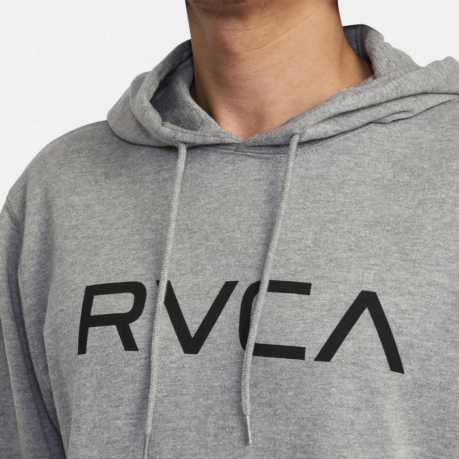 Polerón Hombre Big Rvca Hoodie M Ot Gris-3
