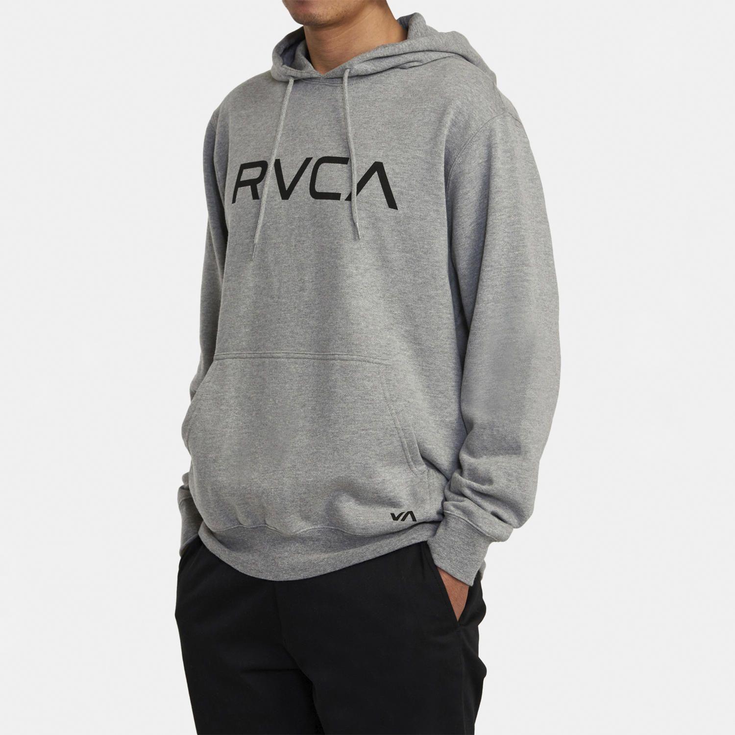 Polerón Hombre Big Rvca Hoodie M Ot Gris-4