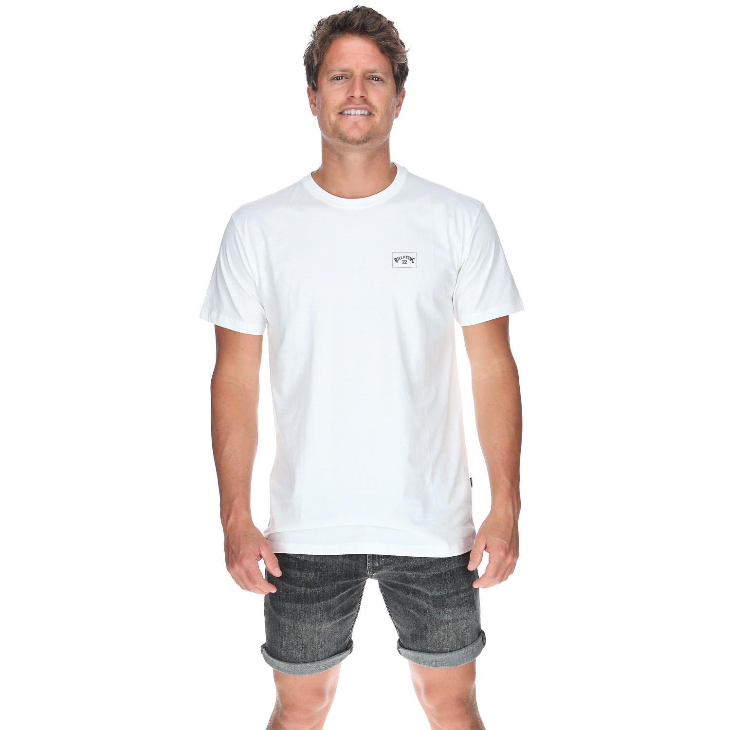 Polera M/C Hombre Stacked Arch Ss Blanco-0