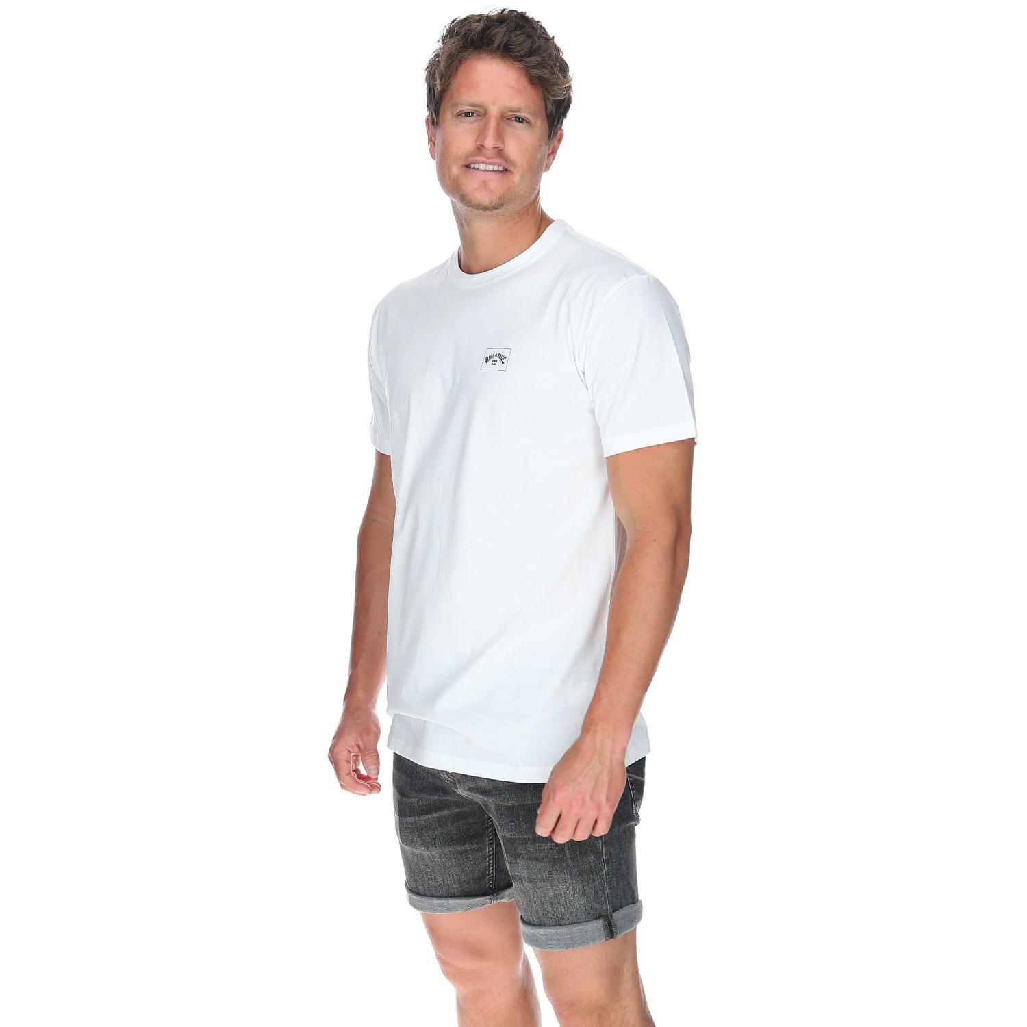 Polera M/C Hombre Stacked Arch Ss Blanco-1