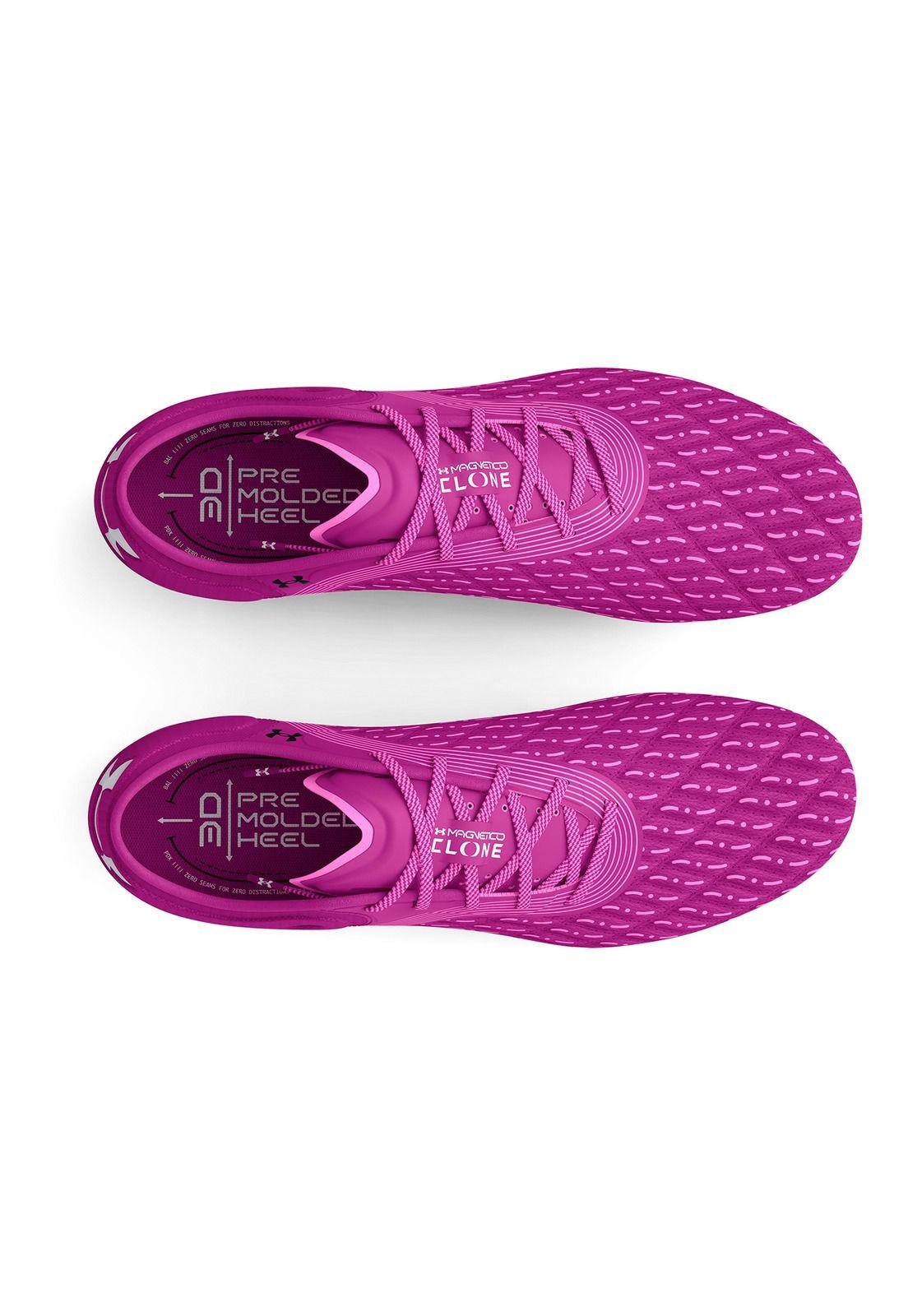 Zapatos de fútbol UA Magnetico Elite 3 FG hombre Morado-4