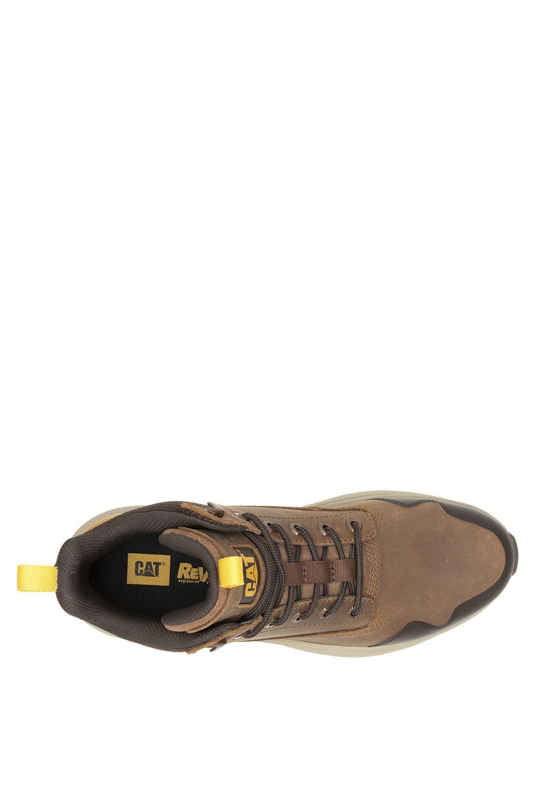 Zapatilla Con Caña Gamuza Hombre Colorado Wp Café-6
