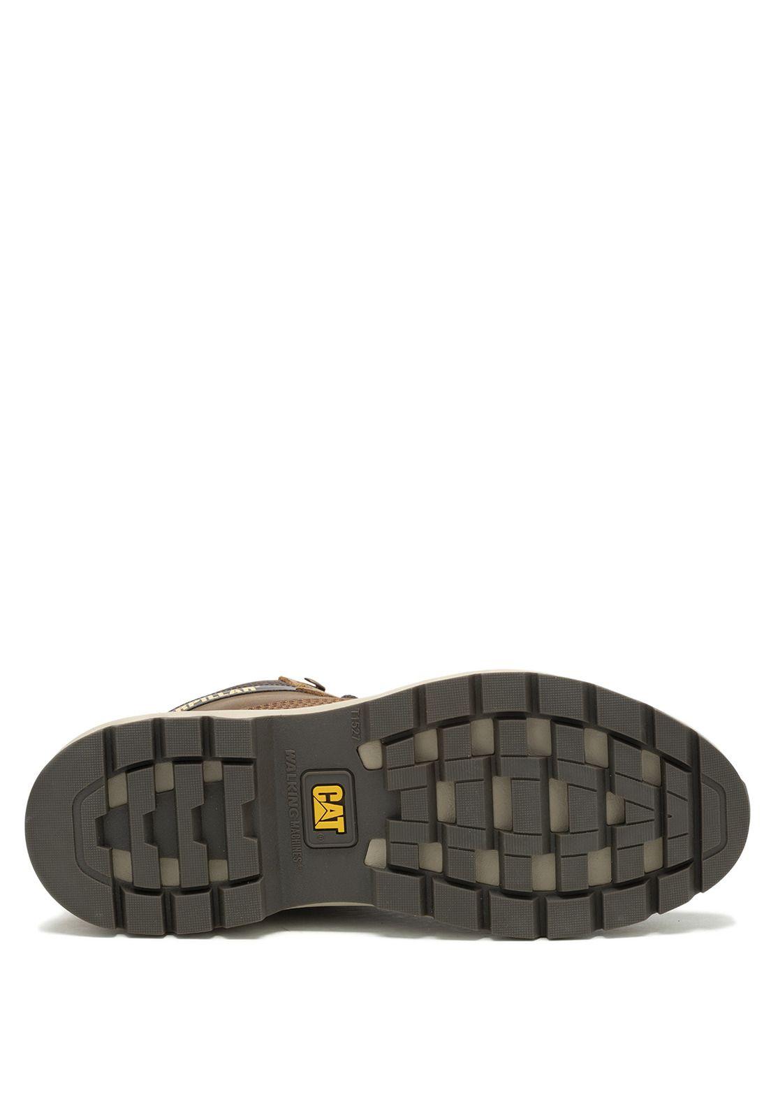 Zapatilla Con Caña Gamuza Hombre Colorado Wp Café-7