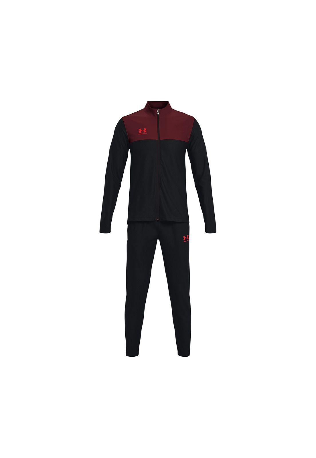 Buzo completo UA Challenger para hombre Negro-0