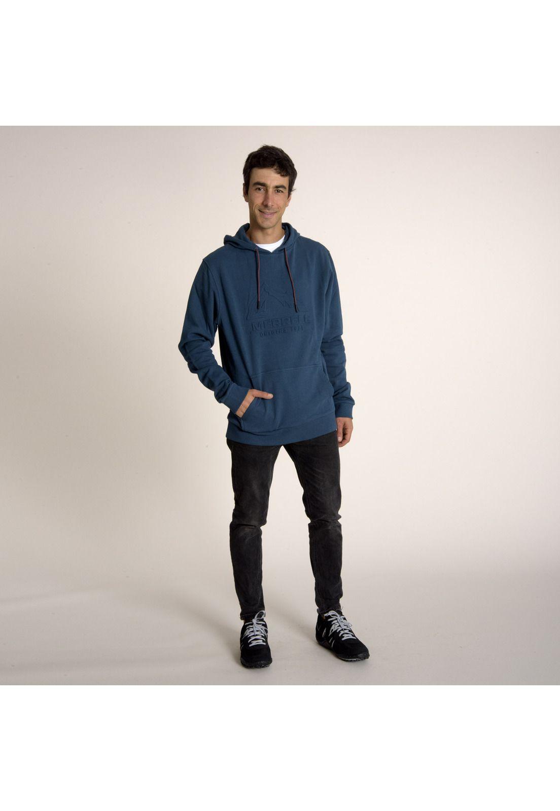 Poleron Hombre M Merrell Pull Over Grafíto-4