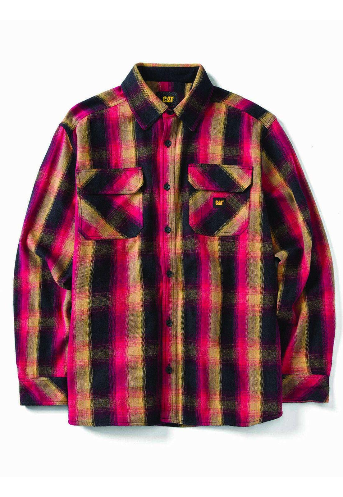 Chaqueta Buffalo Check Hombre Roja-0