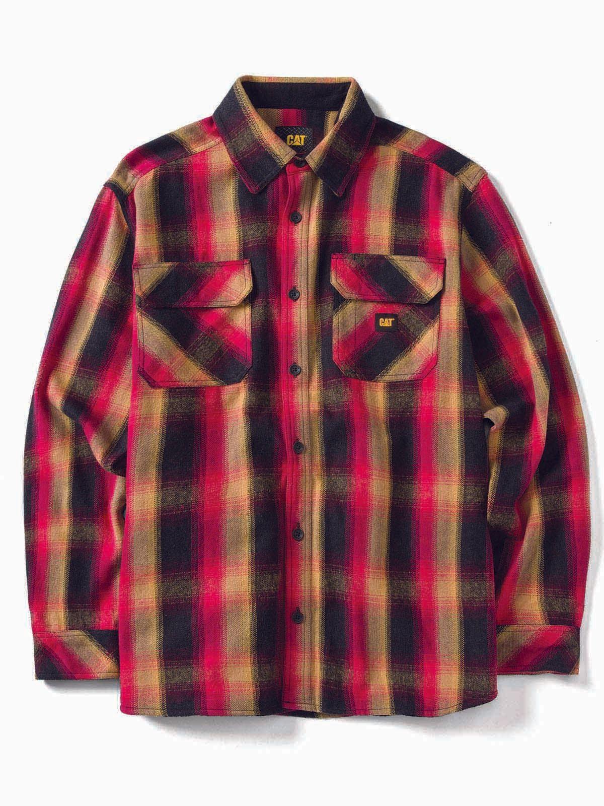Chaqueta Buffalo Check Hombre Roja-0