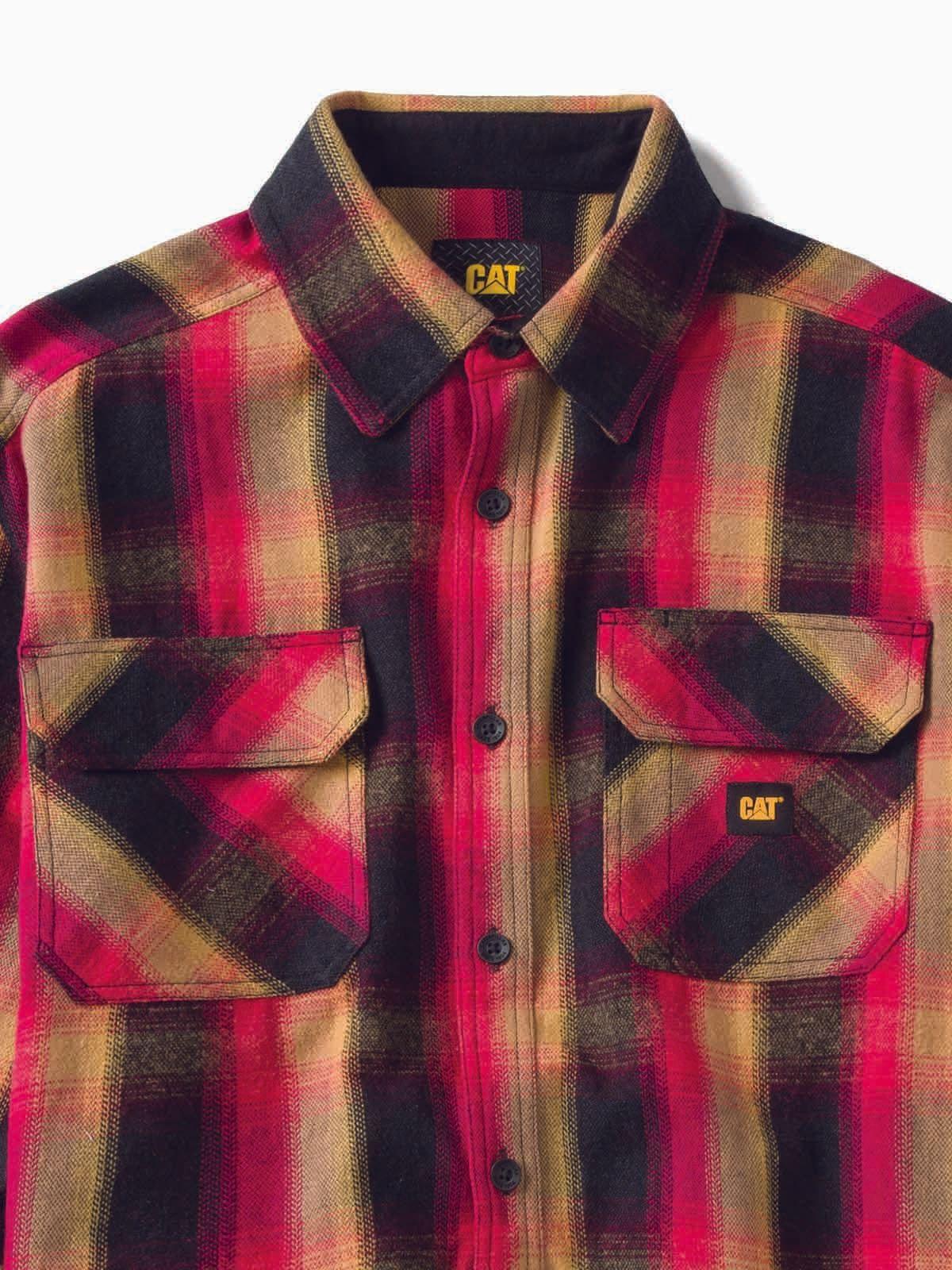 Chaqueta Buffalo Check Hombre Roja-1