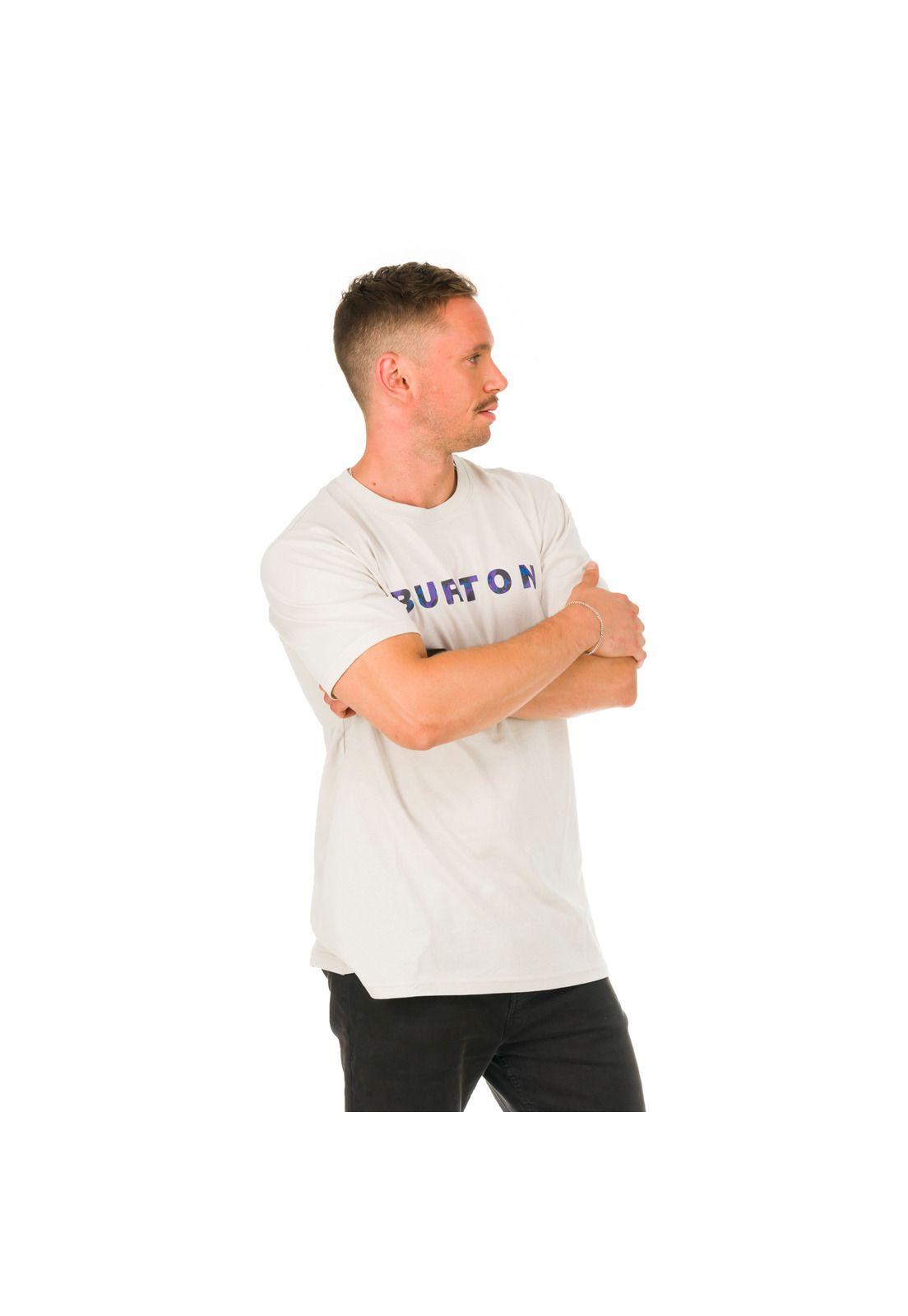 Polera M/C Hombre Lost Logo Gris -3