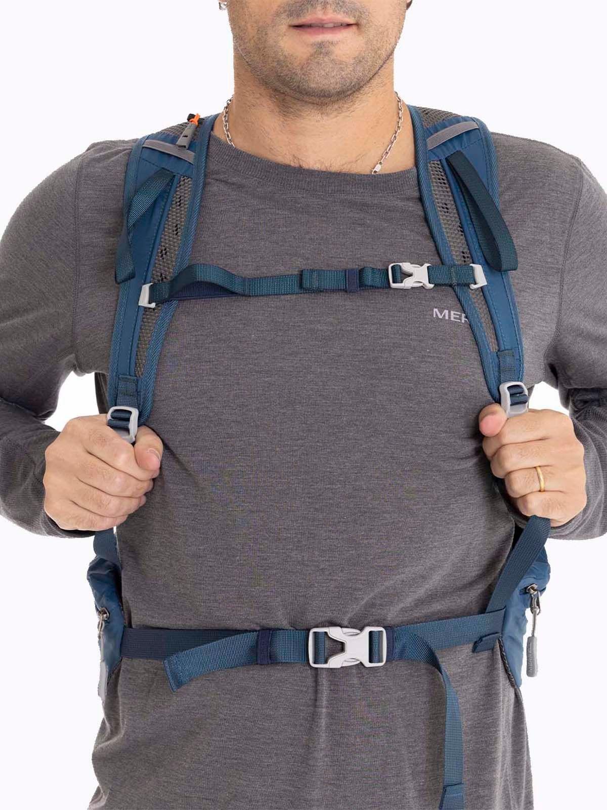 Mochila Unisex Grayling Trekking Li Azul Merrell-4