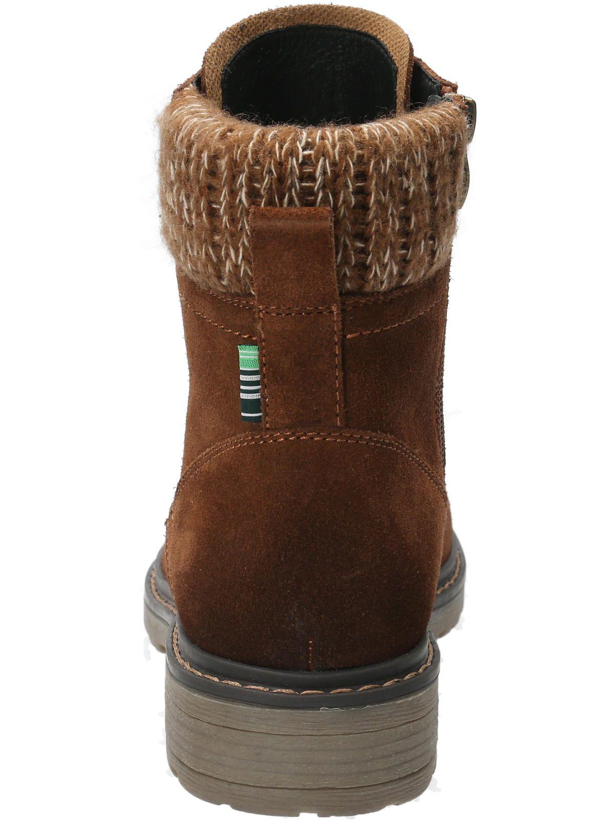 Botín Cuero Mujer Malham Café-5