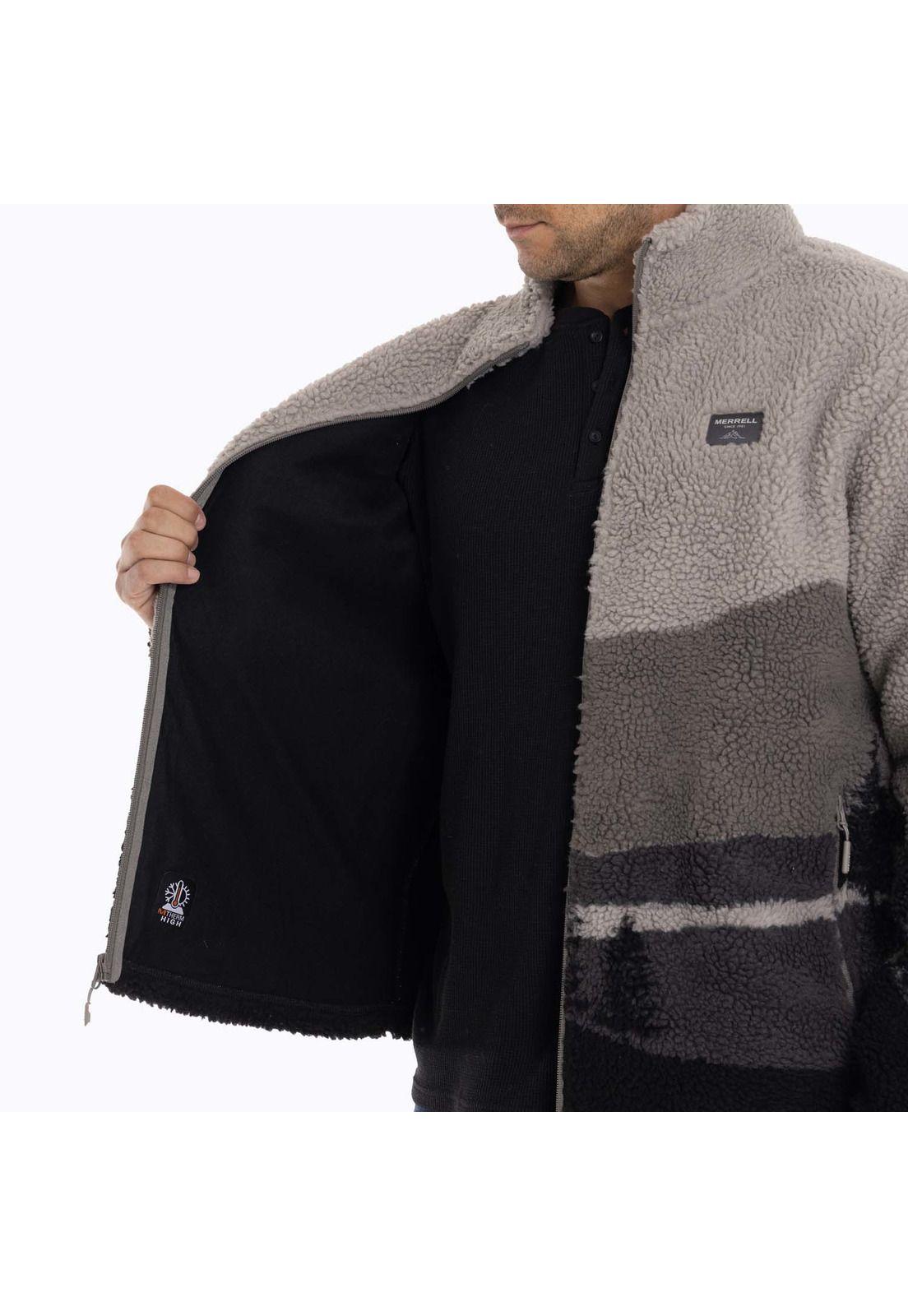 Polar Hombre Lands Sherpa Gris Merrell-4